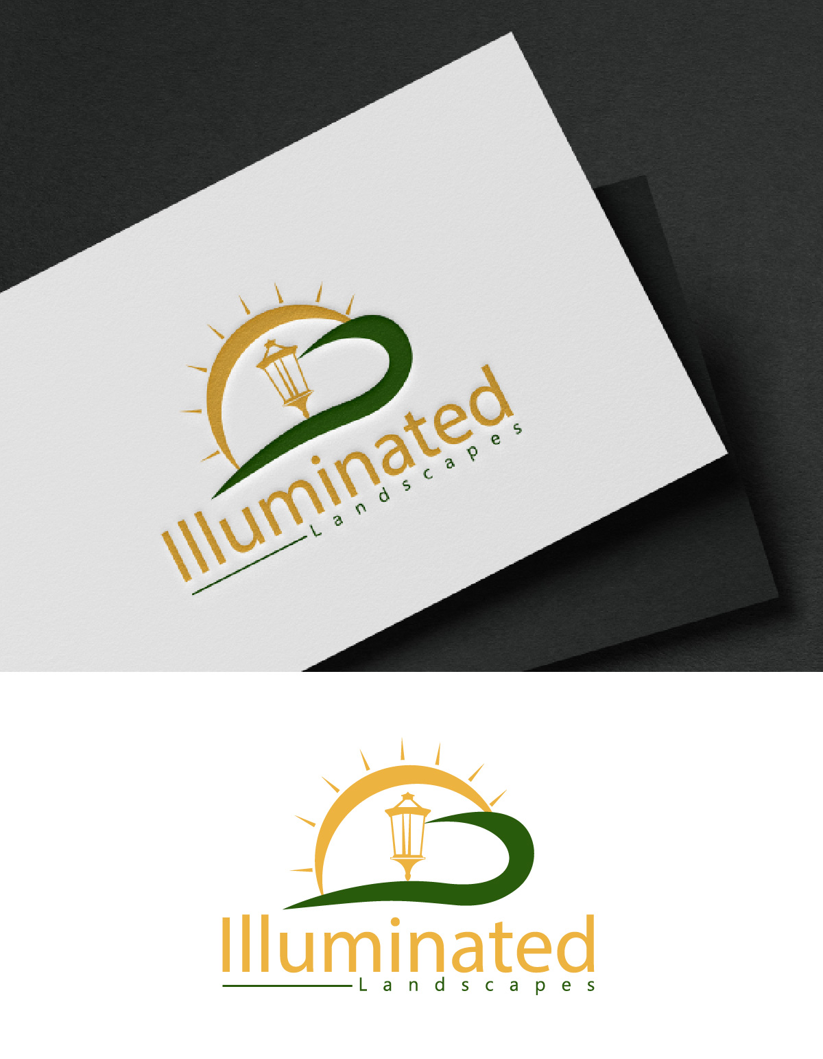 Logo Design by fly  design for Illuminated Landscapes Corp | Design #34543408
