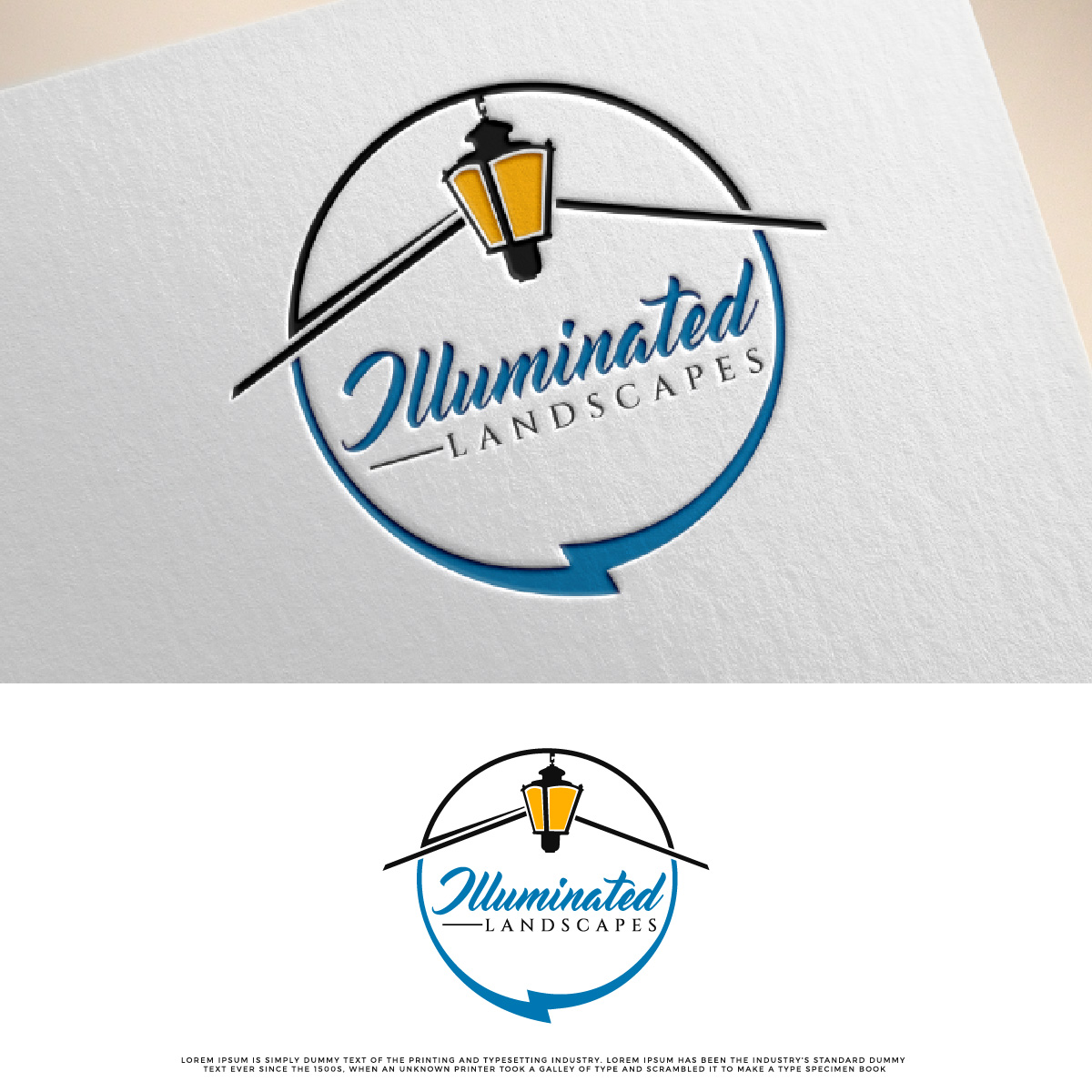 Logo Design by fly  design for Illuminated Landscapes Corp | Design #34551103