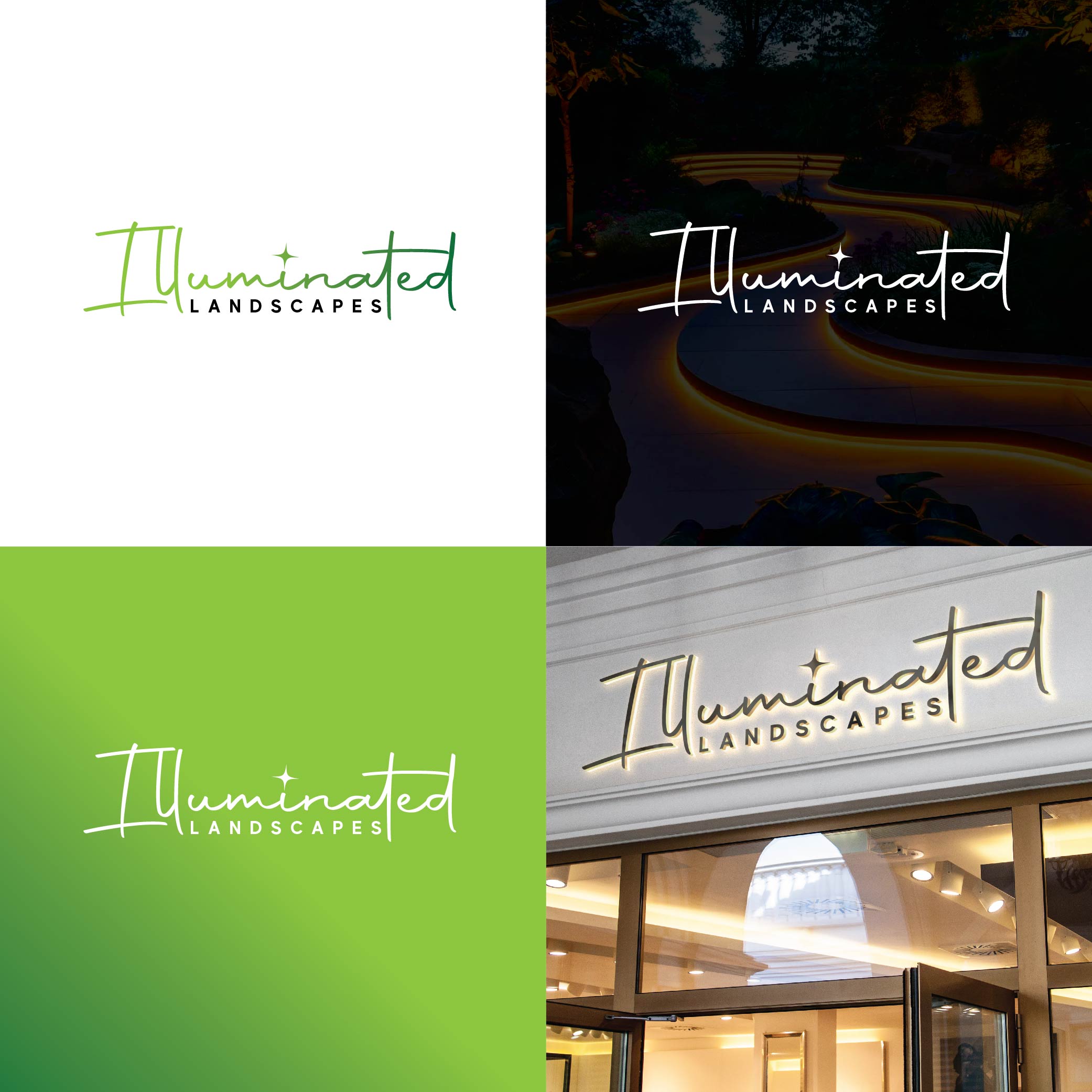 Logo Design by Arpigraphy for Illuminated Landscapes Corp | Design #34584759