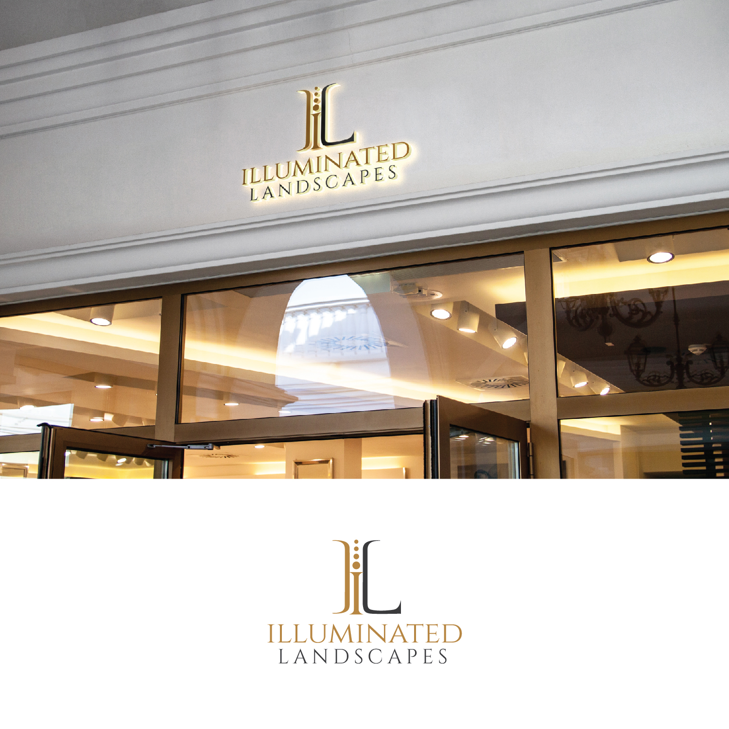 Logo Design by Maxo-Biz for Illuminated Landscapes Corp | Design #34543857