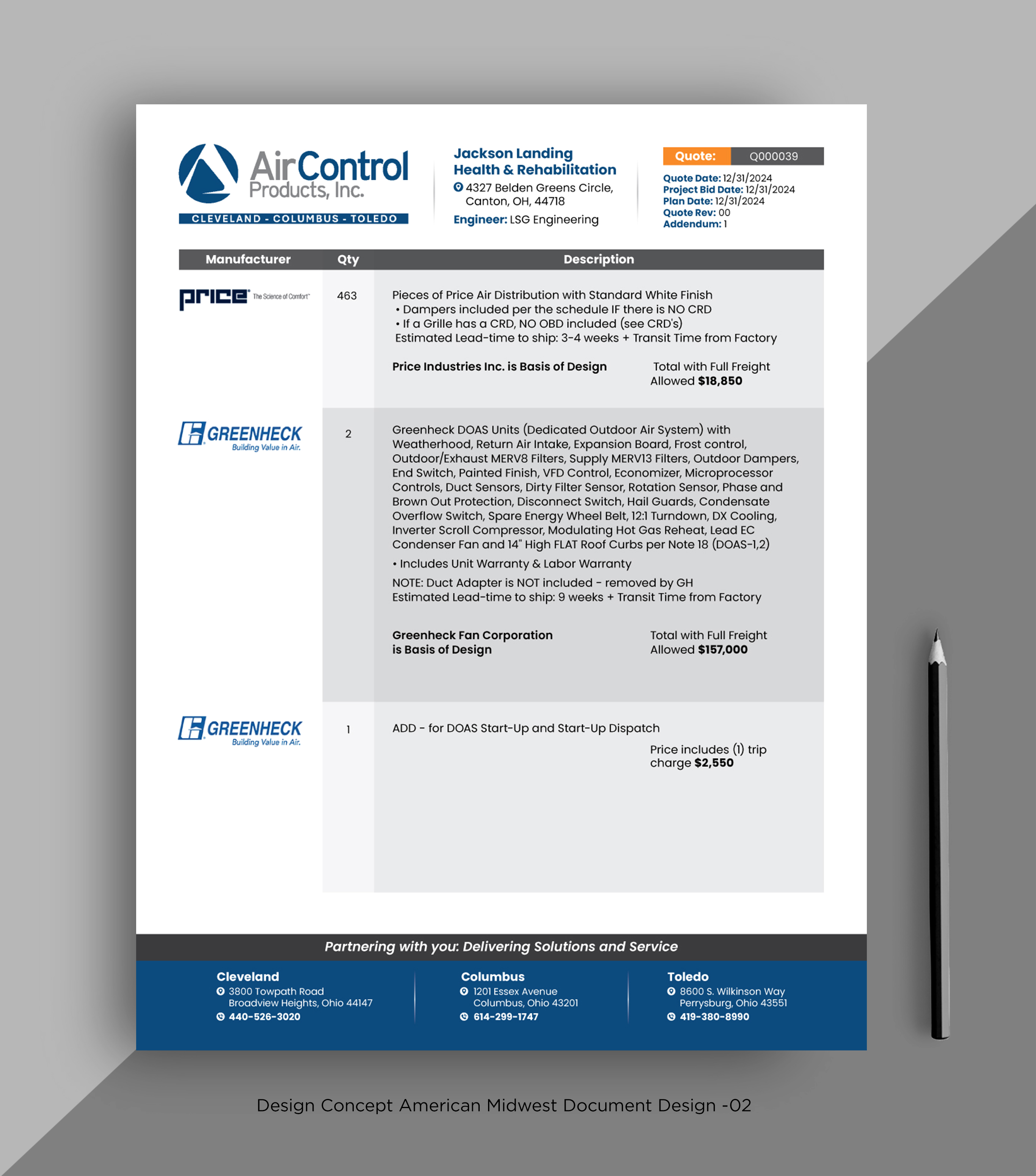 Letterhead Design by D Creative for Manchester RBG | Design #34569987
