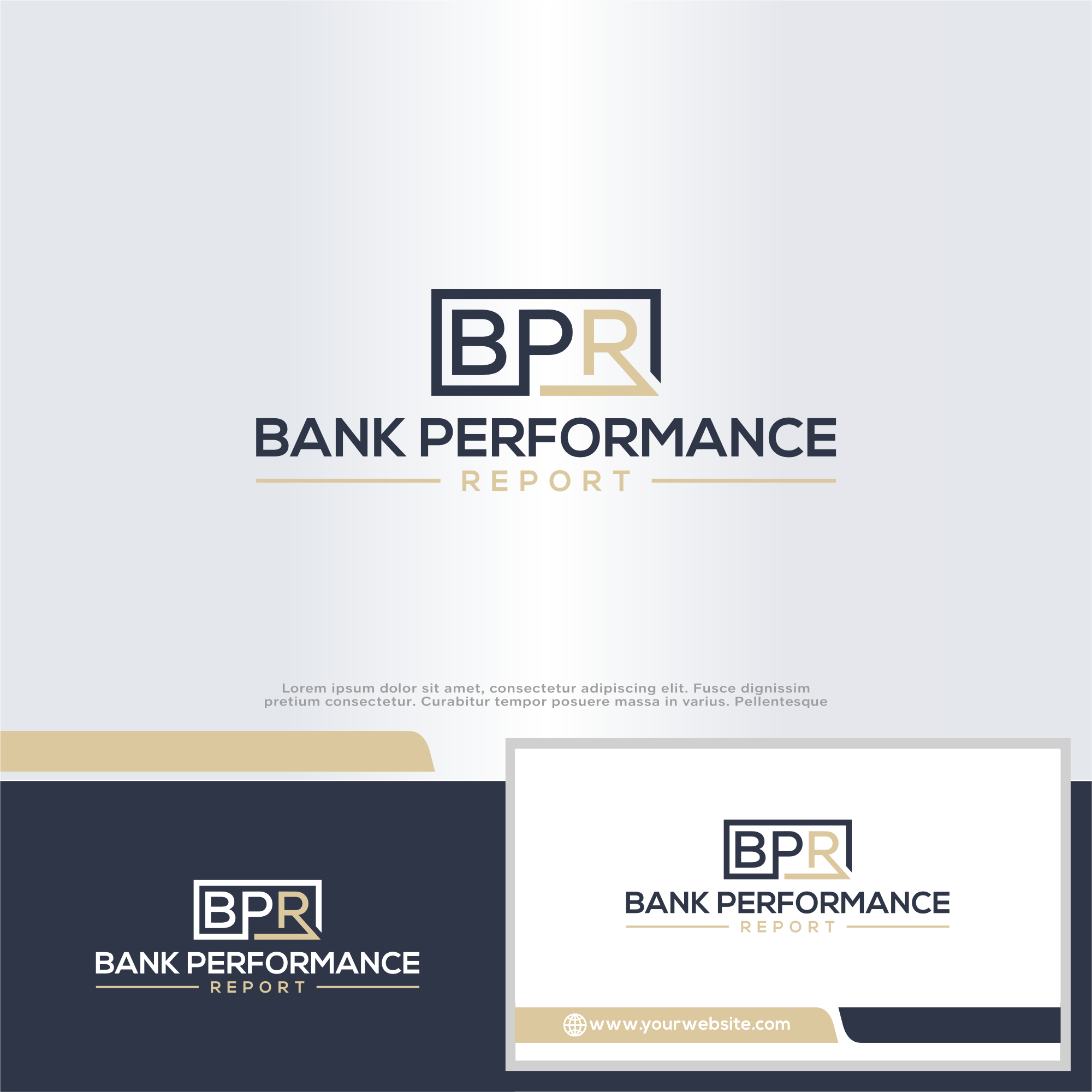 Logo Design by win it for Bank Performance Report | Design #34540361