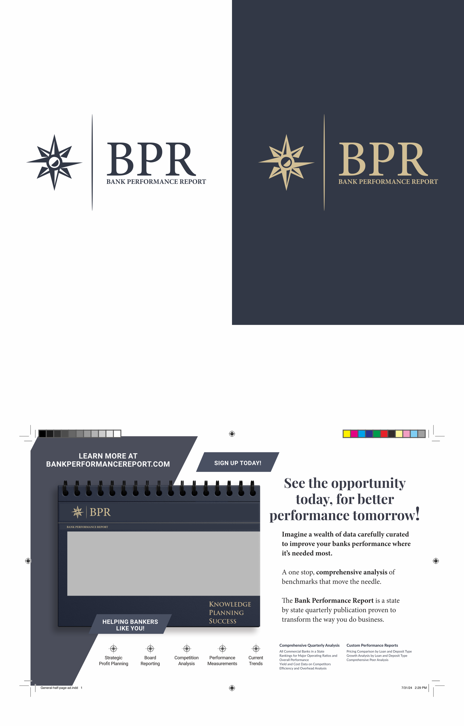 Logo Design by eudo for Bank Performance Report | Design #34562466