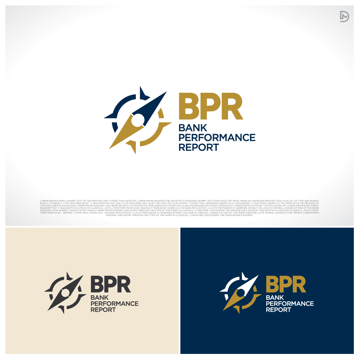 Logo Design by D_Mantra for Bank Performance Report | Design #34541136