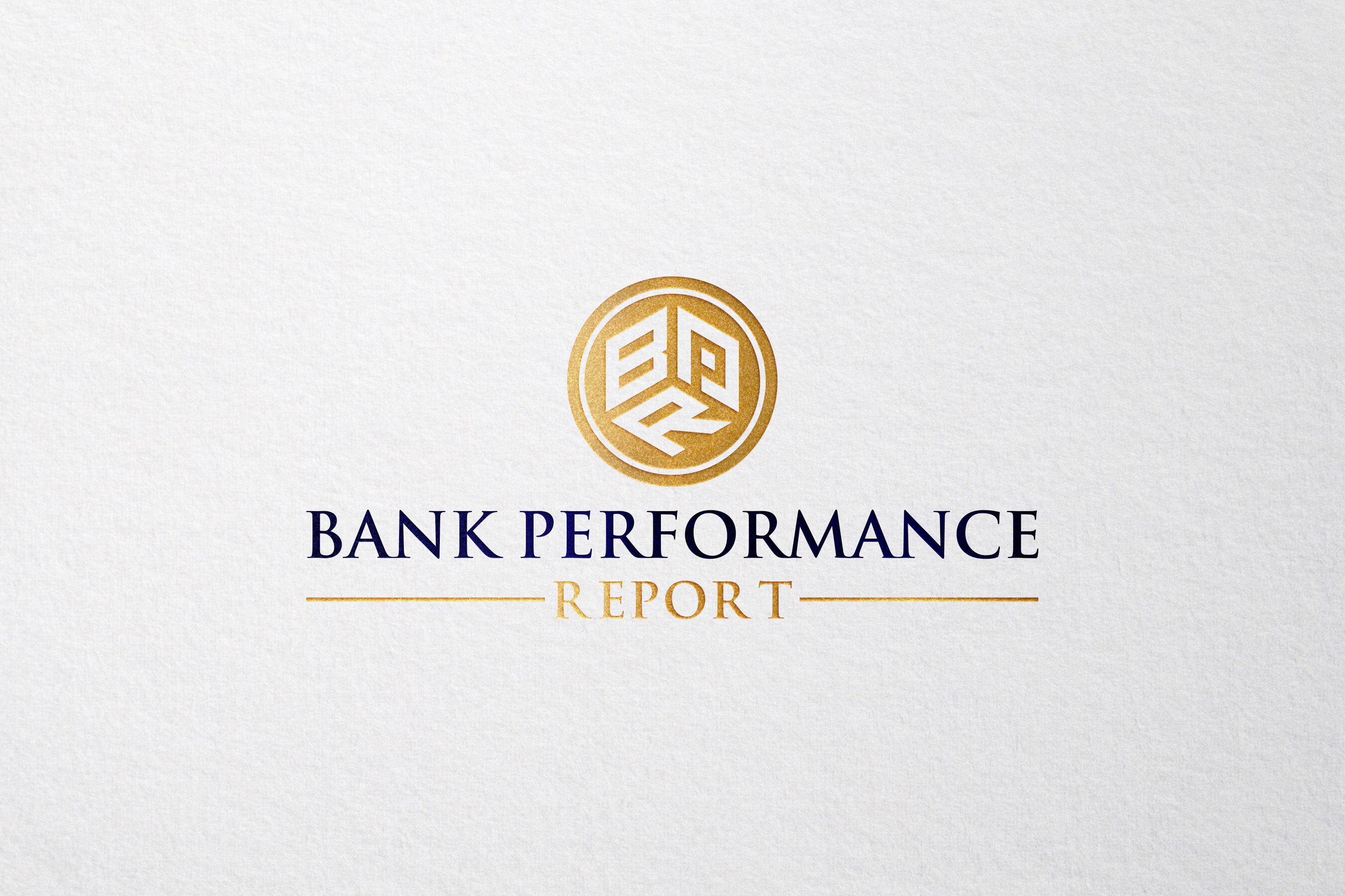 Logo Design by R.design for Bank Performance Report | Design #34595303