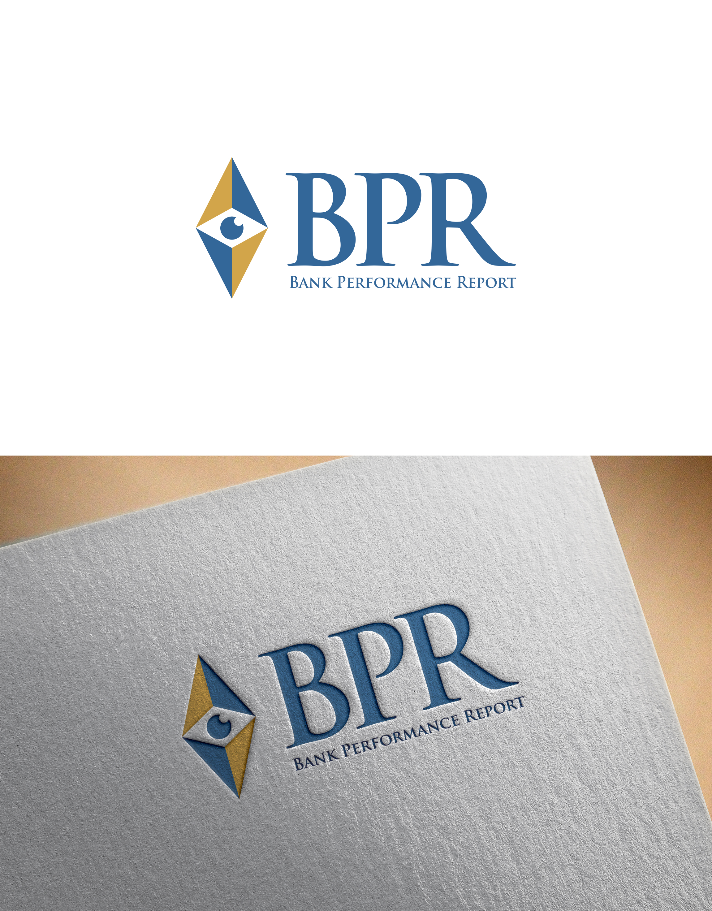 Logo Design by RAN MEI JS for Bank Performance Report | Design #34538976