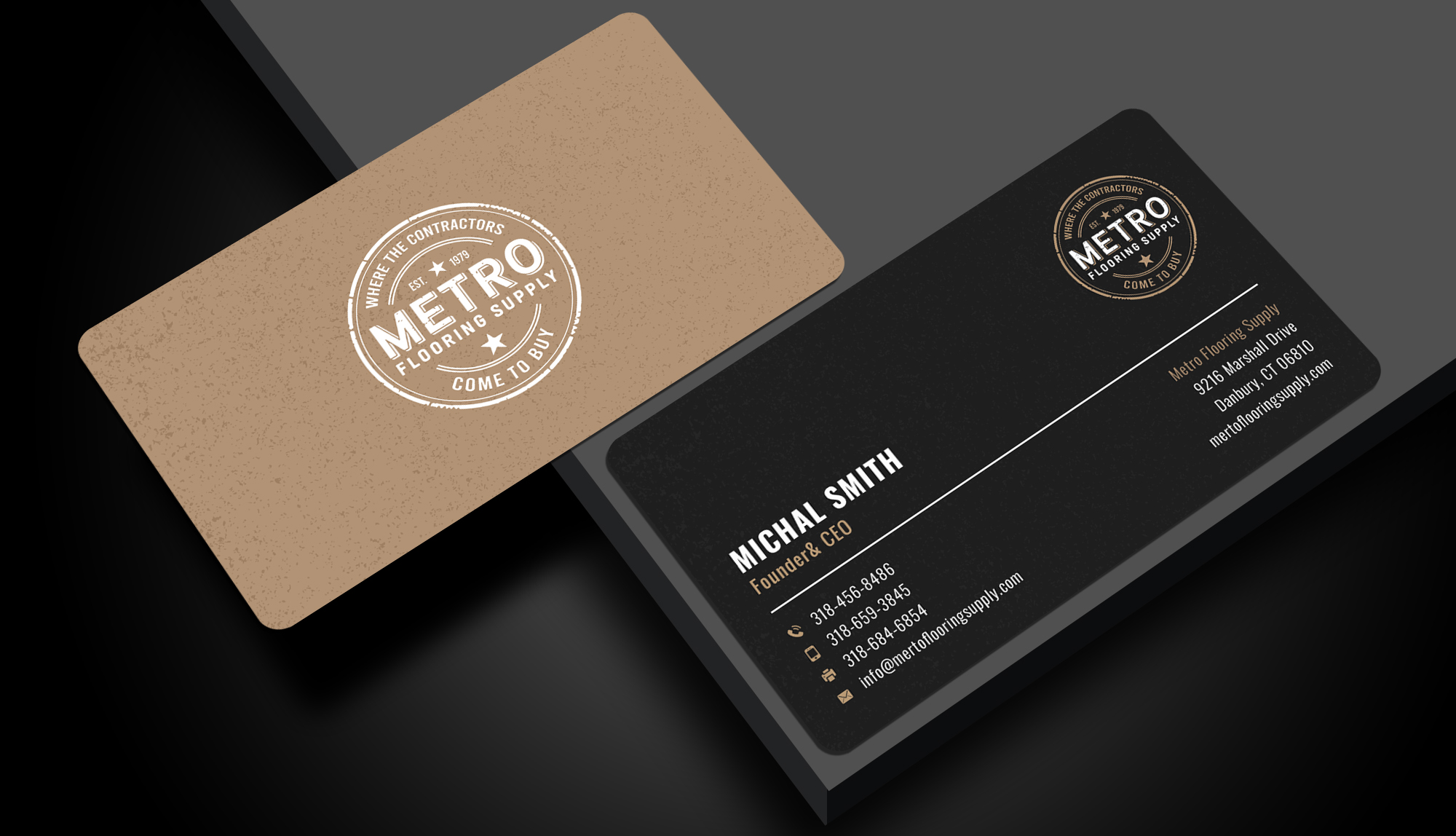 Business Card Design by Sun Moon Graphic Designer for Above The Rest Floors and More | Design #34548883