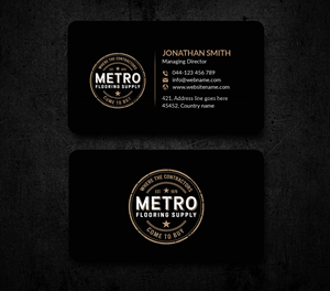 Diseño de Tarjeta de Presentación por designer1975 para Above The Rest Floors and More | Diseño: #34552174