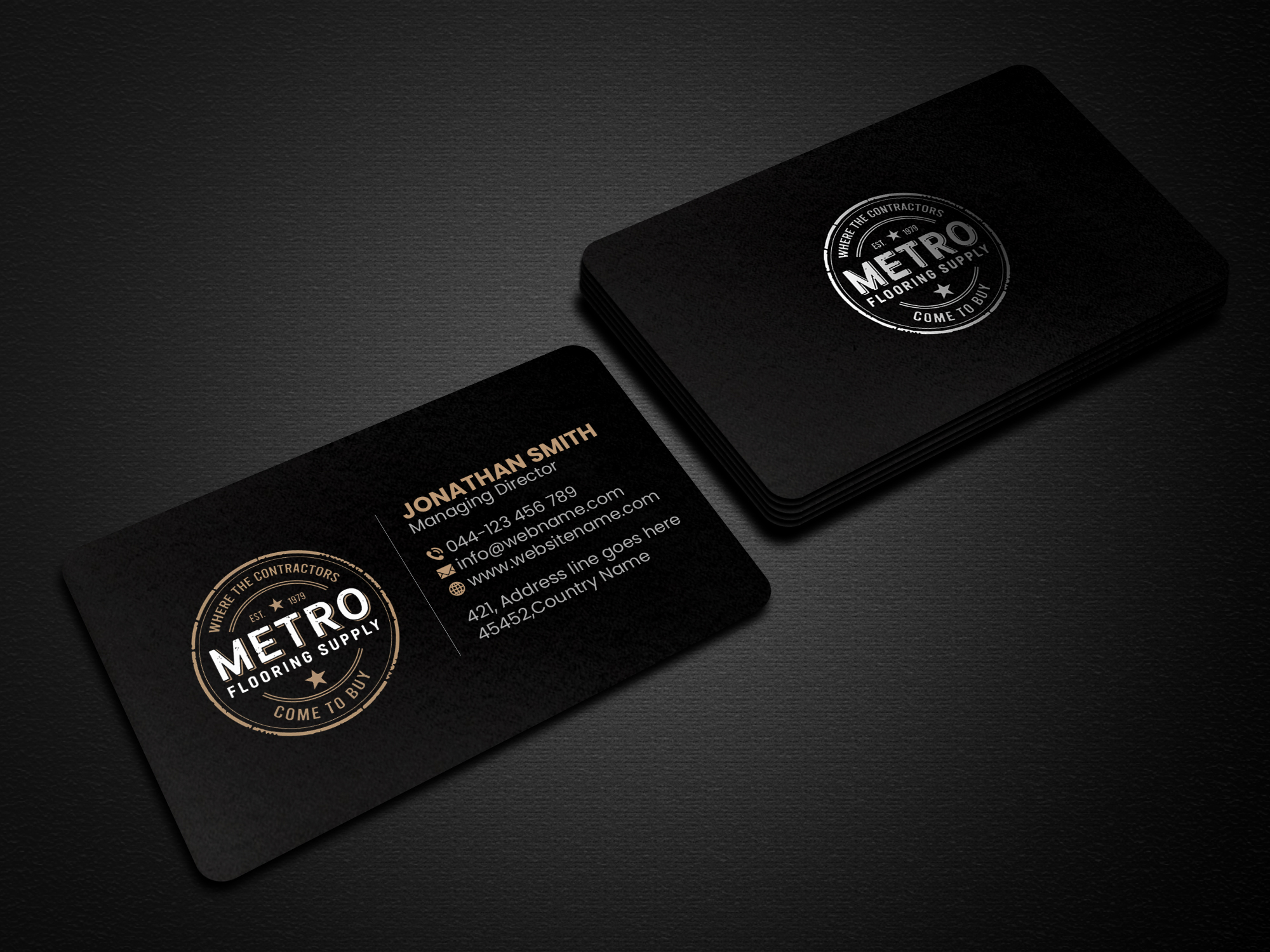 Diseño de Tarjeta de Presentación por Creations Box 2015 para Above The Rest Floors and More | Diseño #34559157