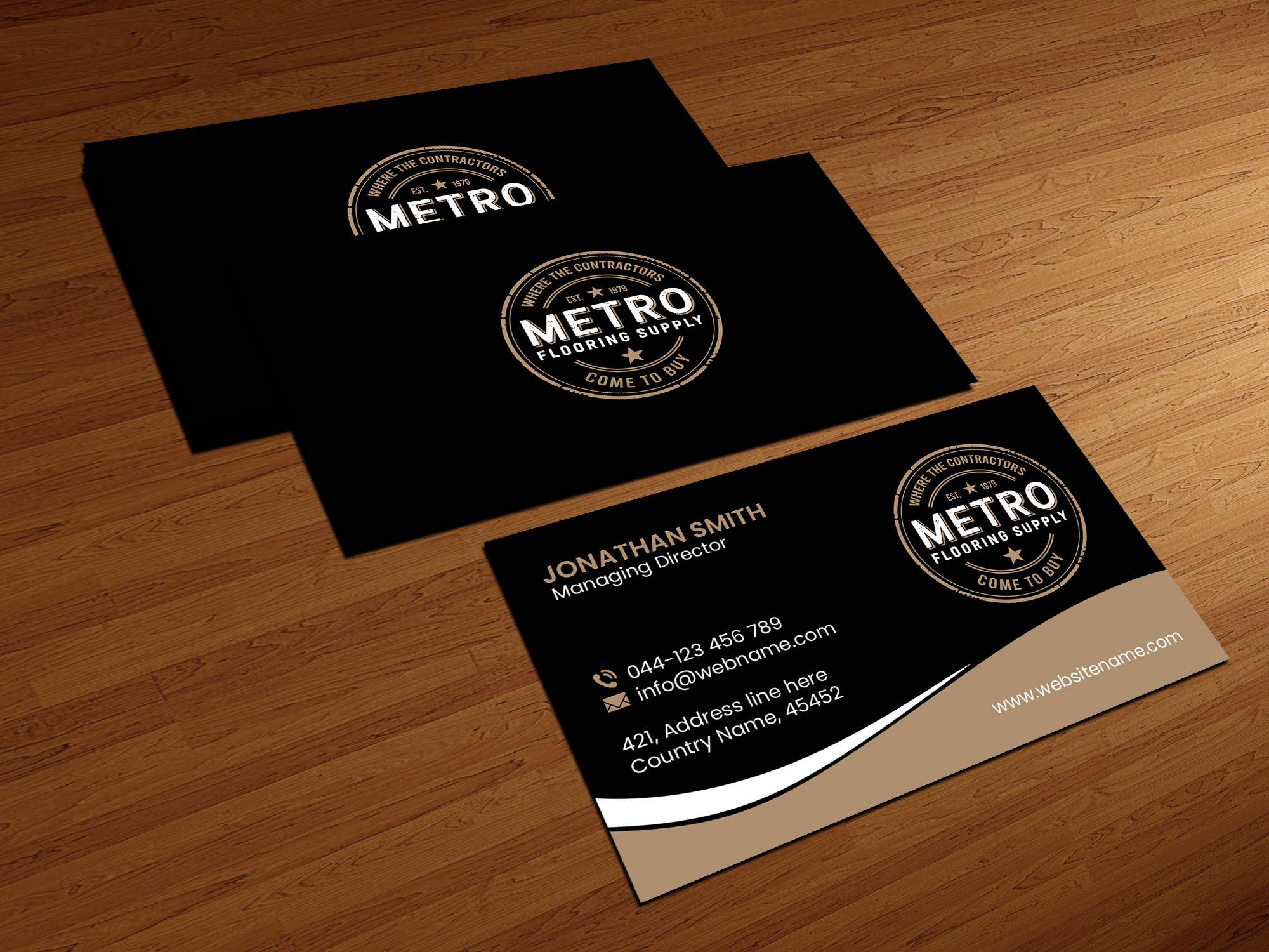 Diseño de Tarjeta de Presentación por Creations Box 2015 para Above The Rest Floors and More | Diseño #34559158