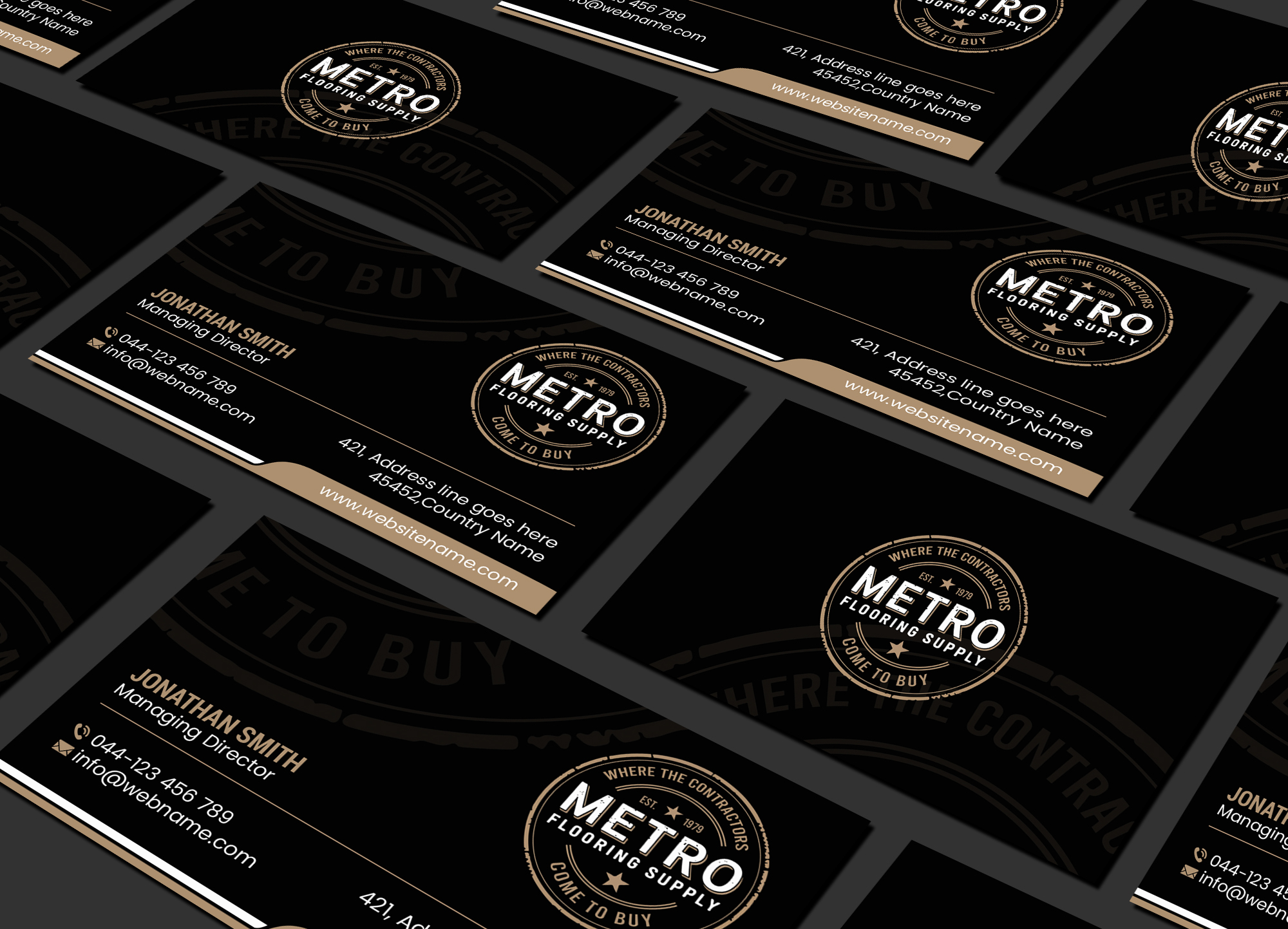 Diseño de Tarjeta de Presentación por Creations Box 2015 para Above The Rest Floors and More | Diseño #34559164