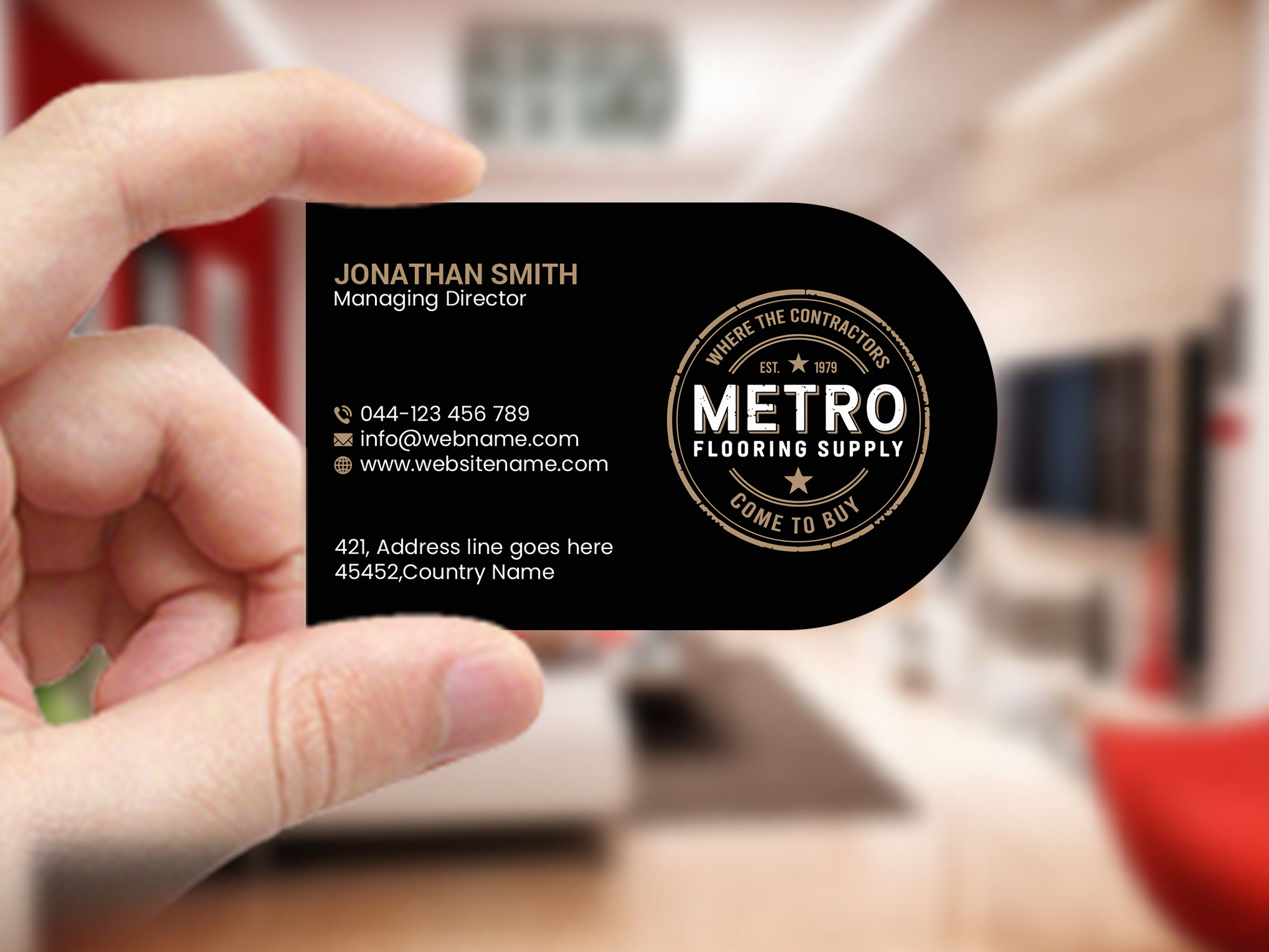 Diseño de Tarjeta de Presentación por Creations Box 2015 para Above The Rest Floors and More | Diseño #34559167