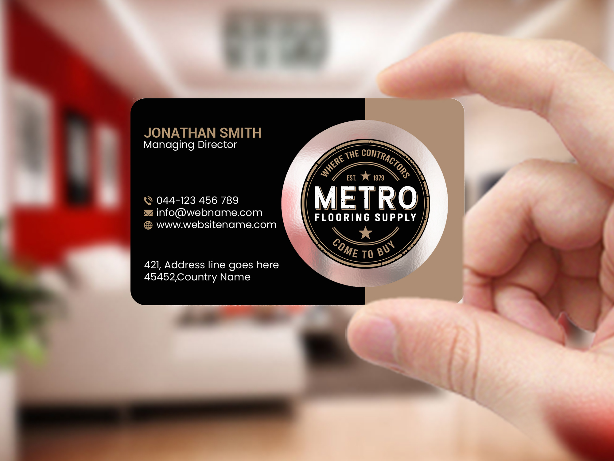 Diseño de Tarjeta de Presentación por Creations Box 2015 para Above The Rest Floors and More | Diseño #34559169