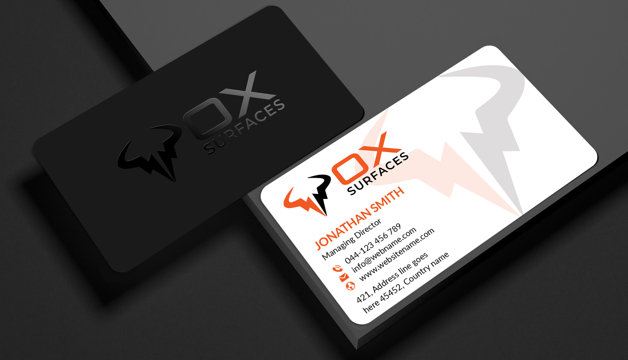 Diseño de Tarjeta de Presentación por freelancer75 para Above The Rest Floors and More | Diseño #34544405