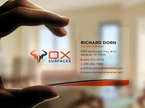 Visitenkarten-Design von Uttom 2 für Above The Rest Floors and More | Design: #34543738