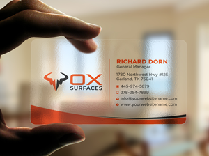 Business Card Design by Uttom 2 for Above The Rest Floors and More | Design: #34543743