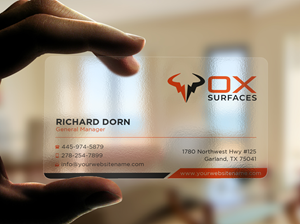 Business Card Design by Uttom 2 for Above The Rest Floors and More | Design: #34543755