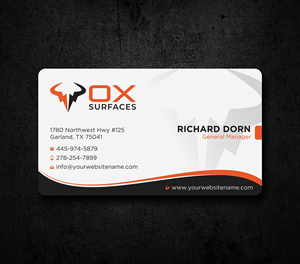 Business Card Design by Uttom 2 for Above The Rest Floors and More | Design: #34549715