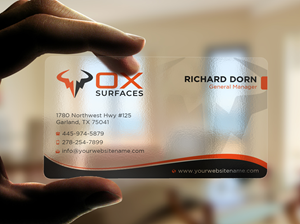 Business Card Design by Uttom 2 for Above The Rest Floors and More | Design: #34549779