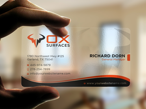 Business Card Design by Uttom 2 for Above The Rest Floors and More | Design: #34549783
