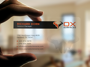 Business Card Design by Uttom 2 for Above The Rest Floors and More | Design: #34549801