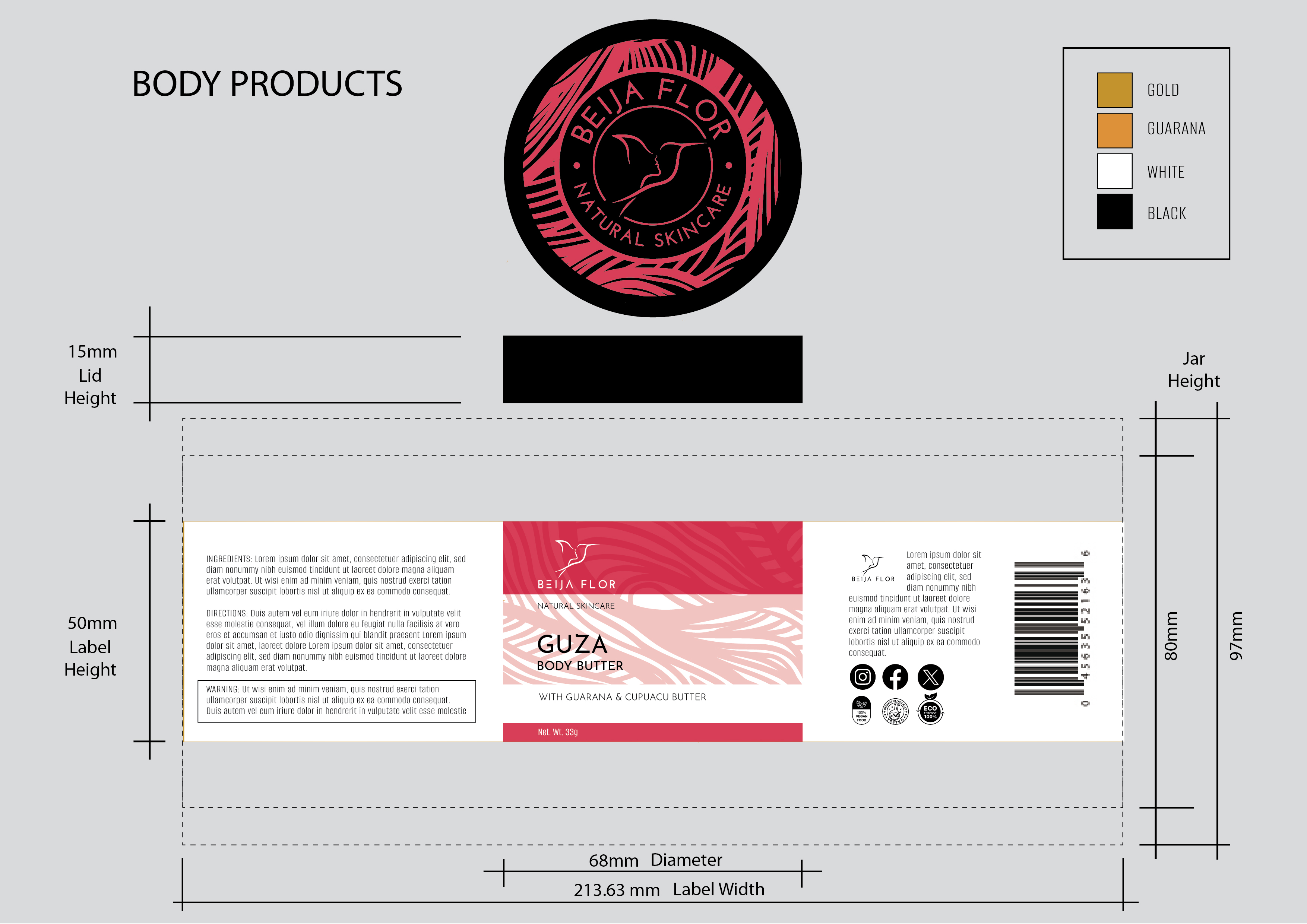 Label Design by Javelin Studio for Cogni | Design #34574237
