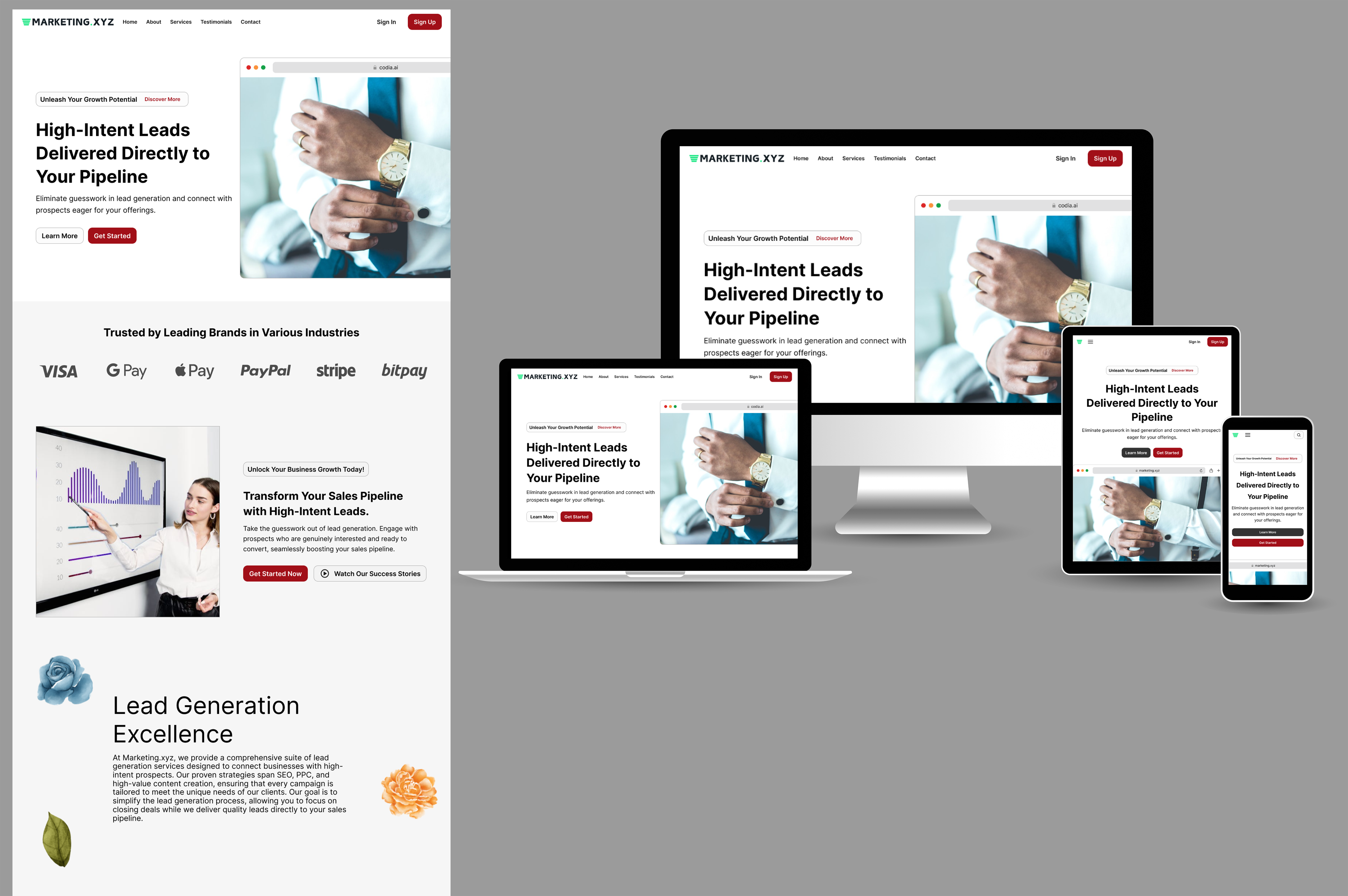 Web Design by Anooshaa Kachhia for this project | Design #34545732