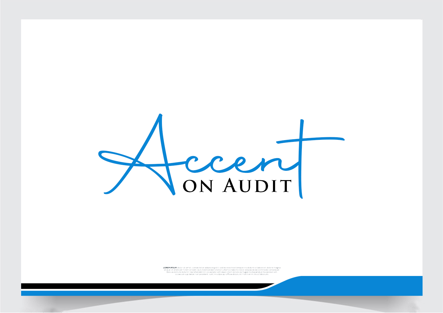 Logo Design by Rahmina for Accent on Audit B.V. | Design #34544177