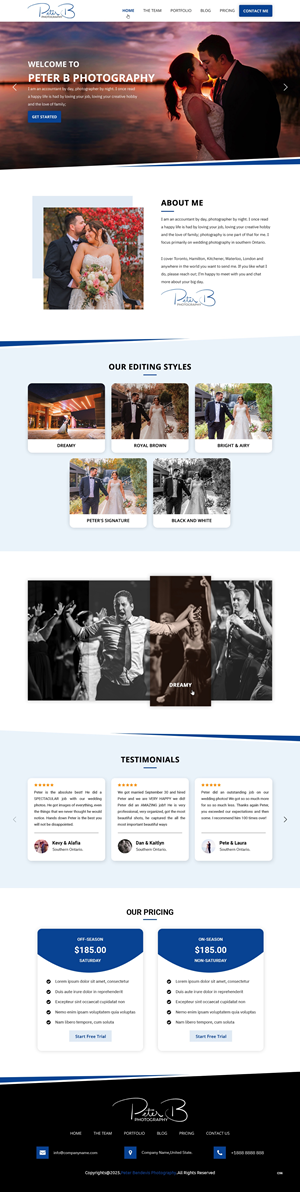 Web Design by pb for this project | Design: #34552870