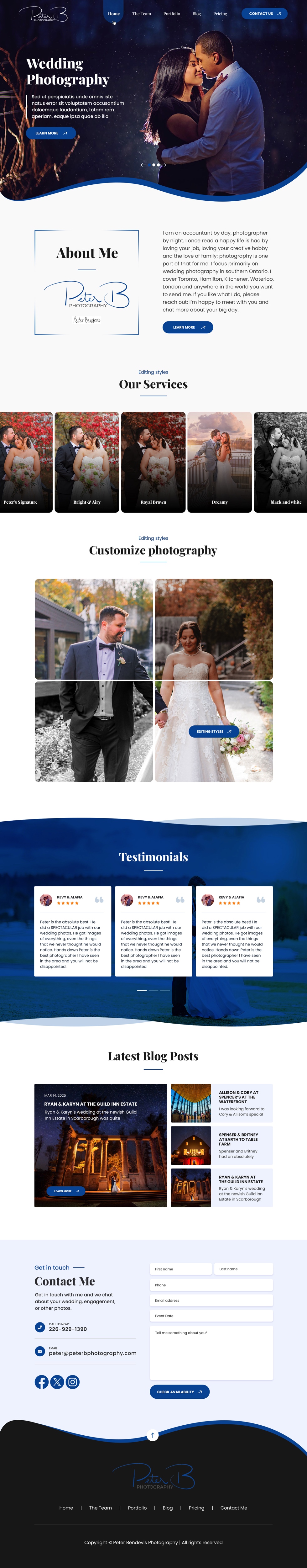 Web Design by pb for this project | Design #34552874