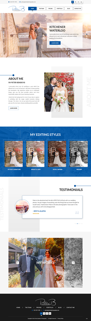 Web Design by pb for this project | Design: #34559590