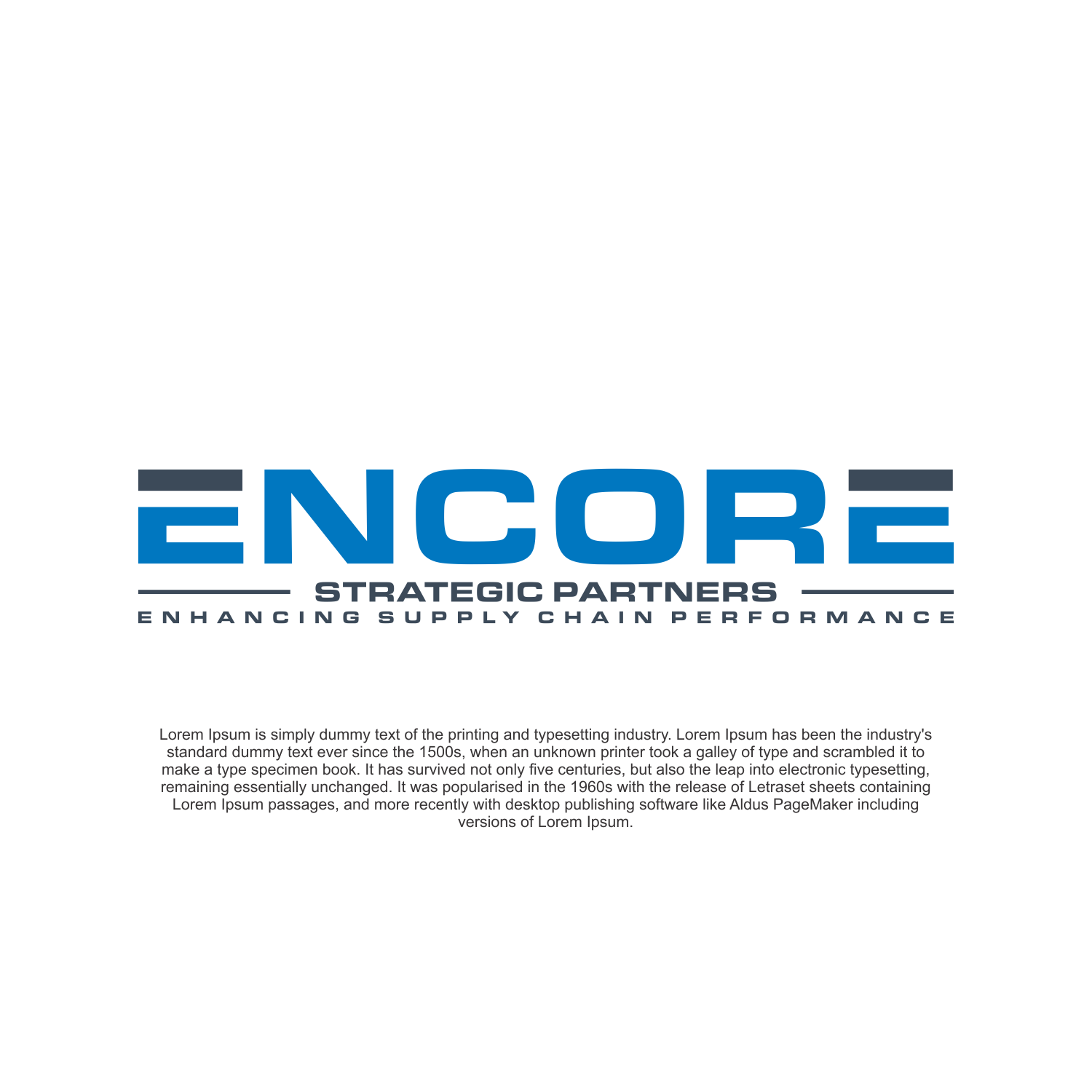 Logo Design by diego costa for Encore Strategic Partners, LLC | Design #34555221