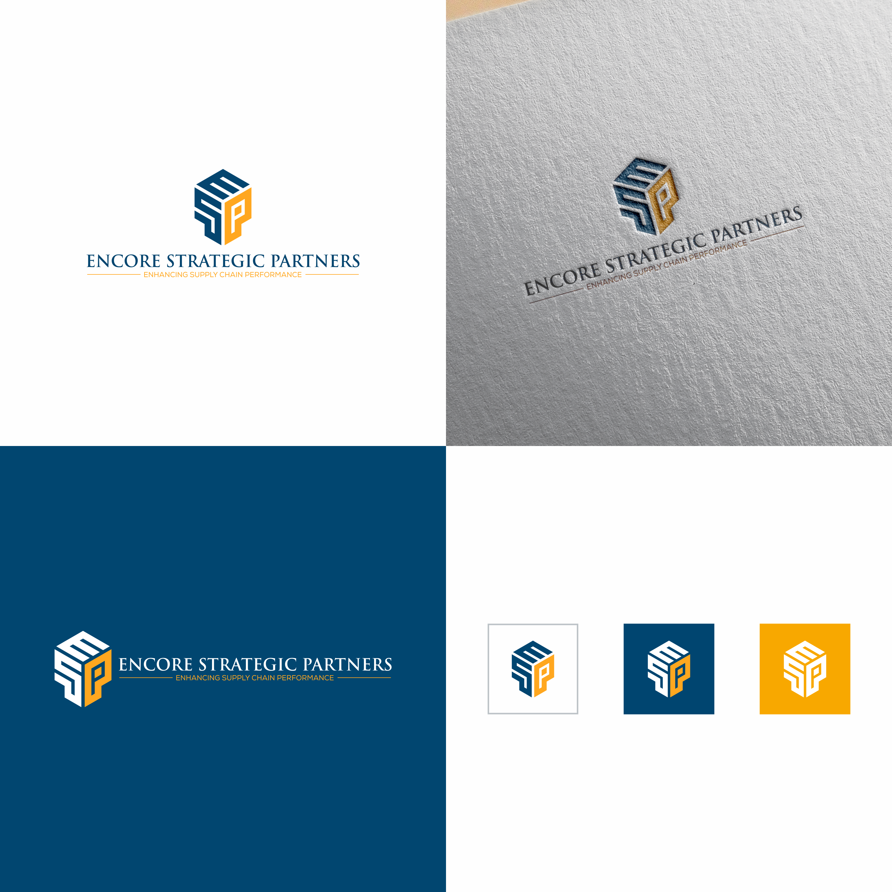 Logo Design by FRAYA DESIGN for Encore Strategic Partners, LLC | Design #34551344