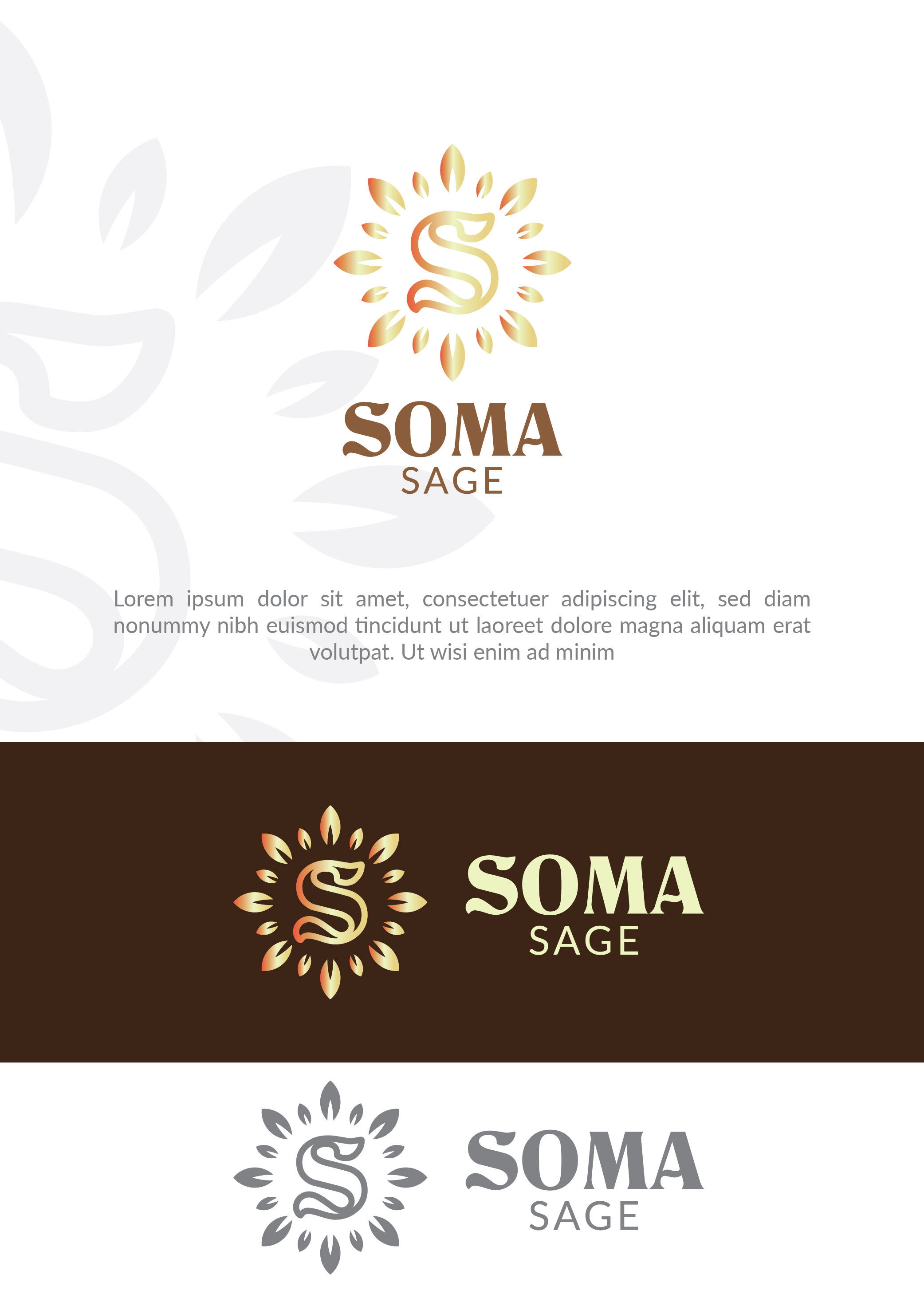 Diseño de Logo por NeilDesign para Soma Sage Health & Healing Inc. | Diseño #34548014