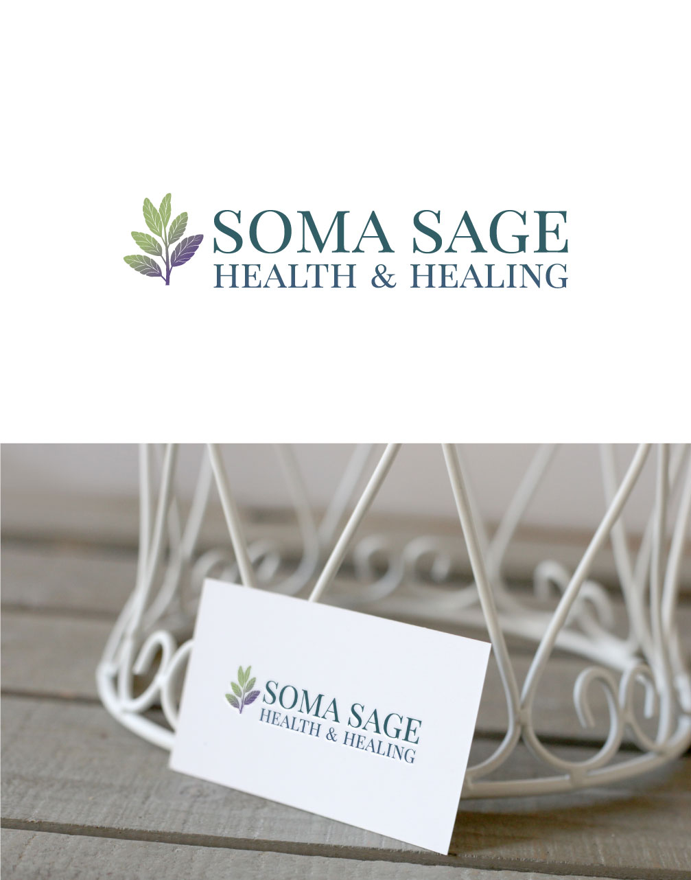 Logo Design by KING JM for Soma Sage Health & Healing Inc. | Design #34557810