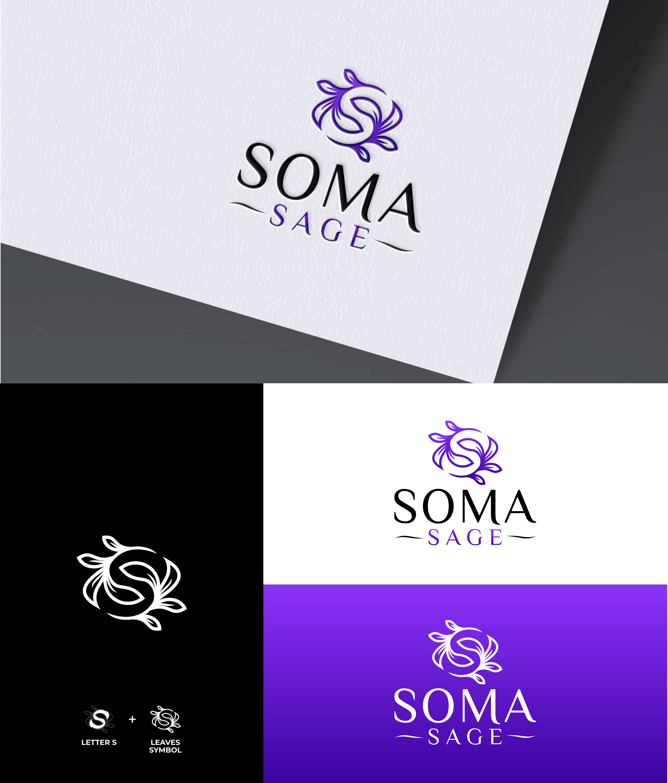 Logo Design by Zaid Al Faqih for Soma Sage Health & Healing Inc. | Design #34586366
