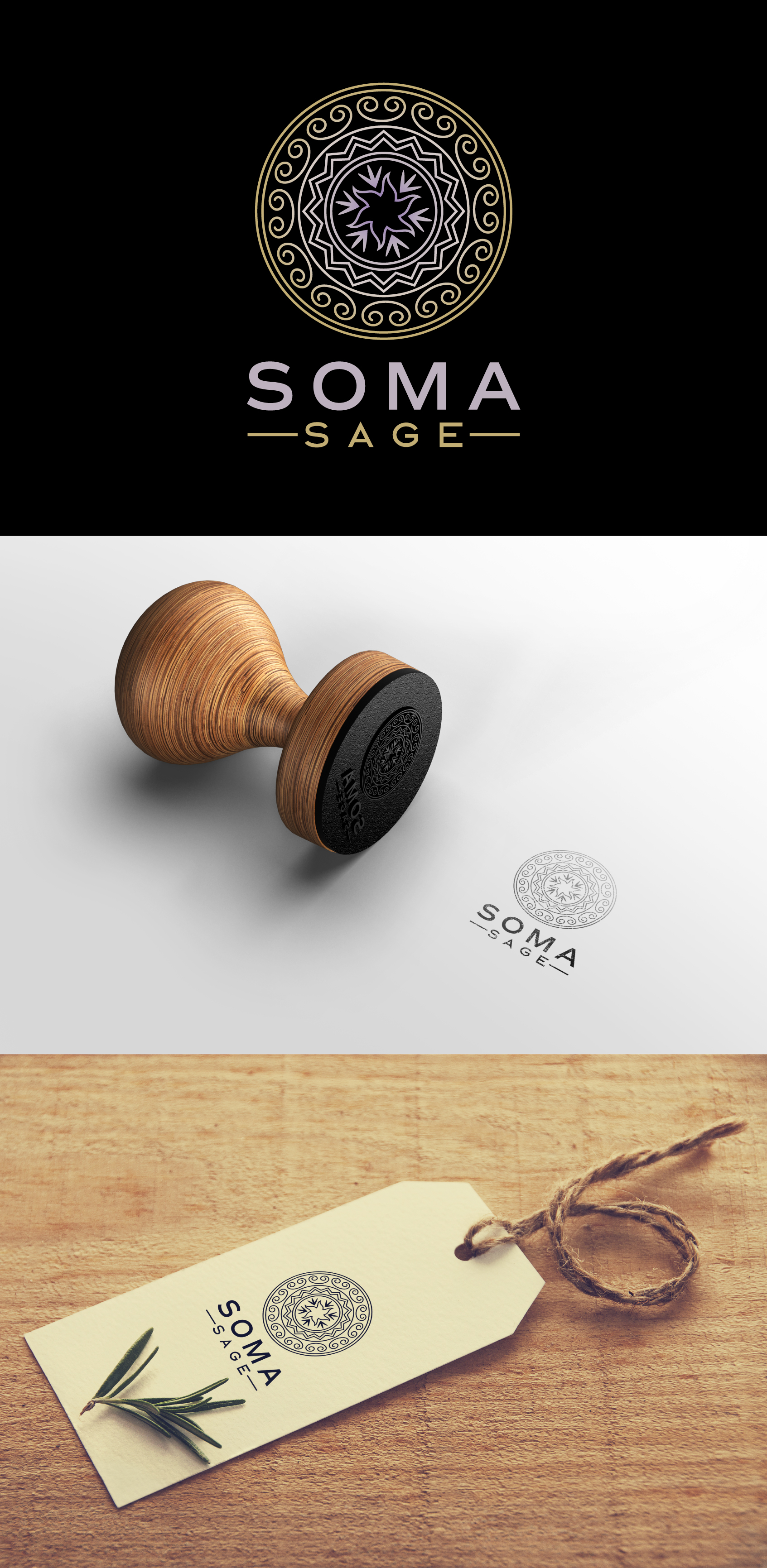 Logo Design by Tube light for Soma Sage Health & Healing Inc. | Design #34679176