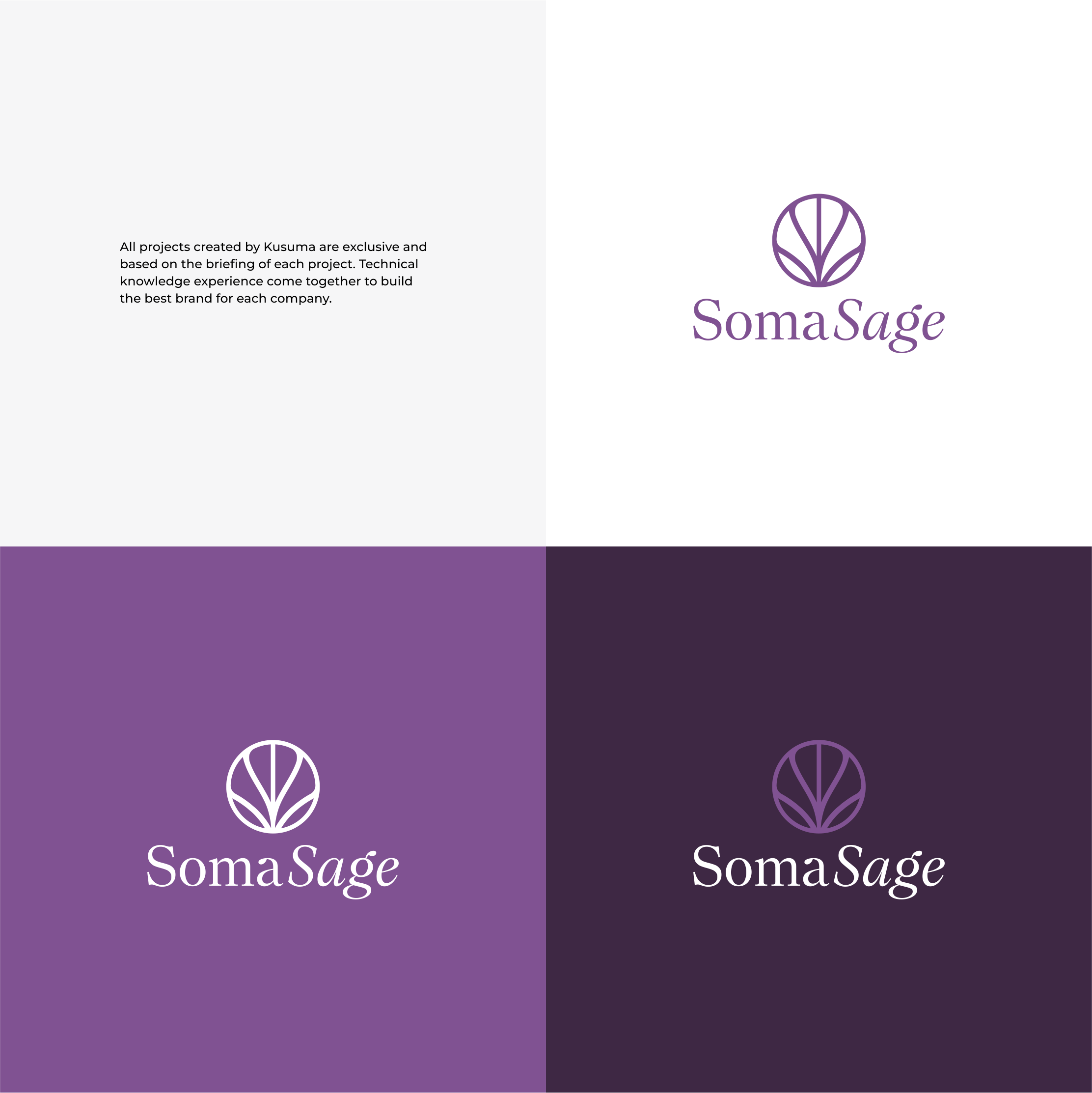 Logo-Design von Kusuma Studio für Soma Sage Health & Healing Inc. | Design #34549055