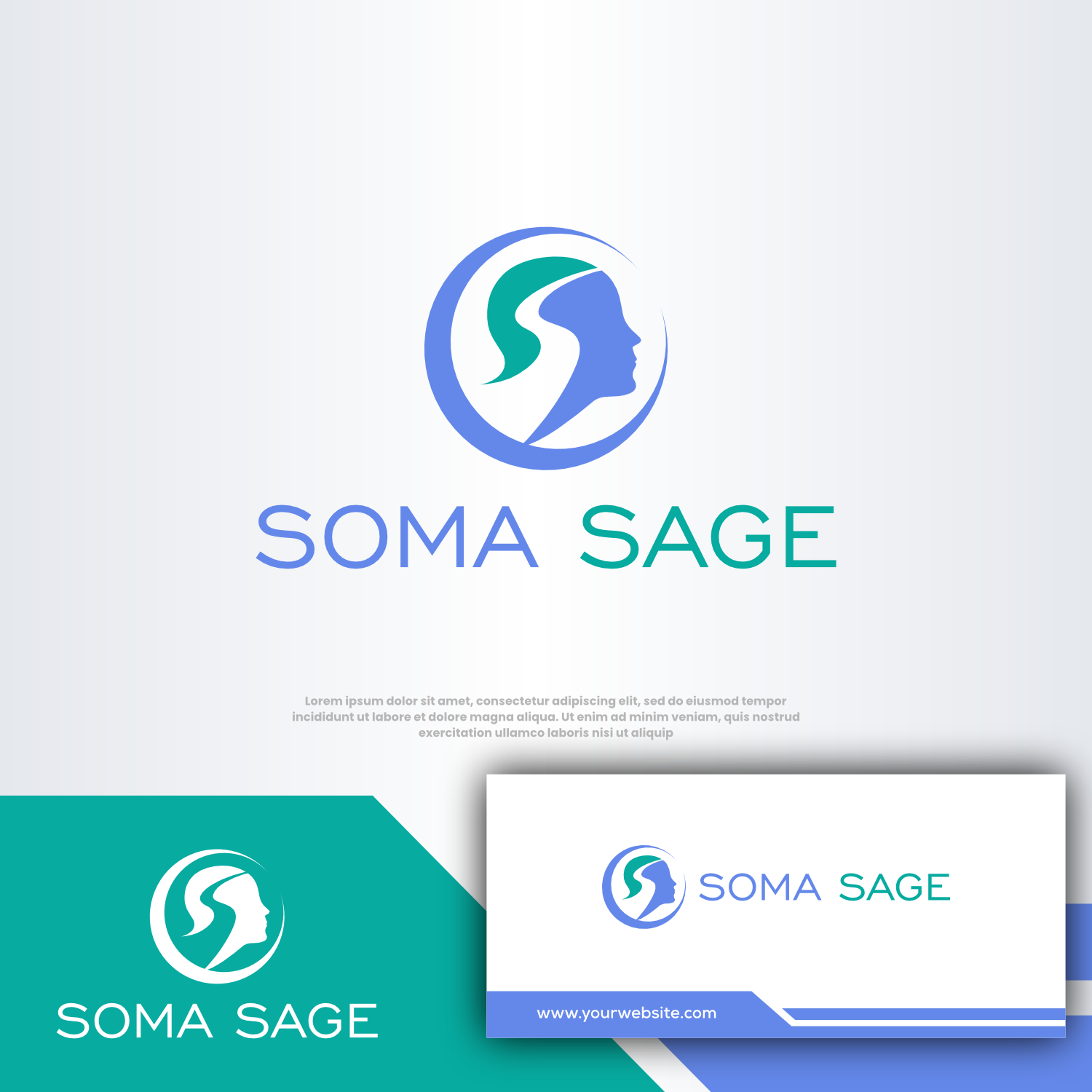 Logo Design by Cah Ganteng for Soma Sage Health & Healing Inc. | Design #34585515