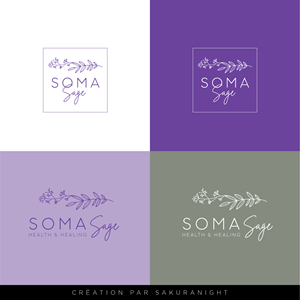 Logo Design by Sakuranight for Soma Sage Health & Healing Inc. | Design: #34549525