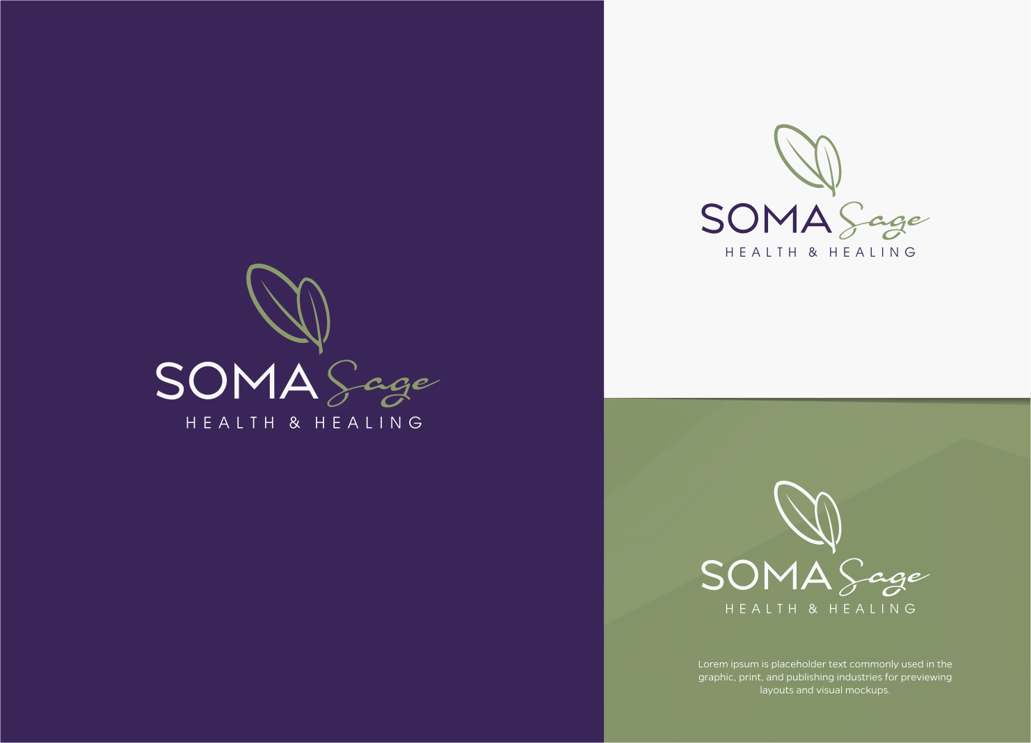 Logo Design by CKS d e s i g n for Soma Sage Health & Healing Inc. | Design #34552257