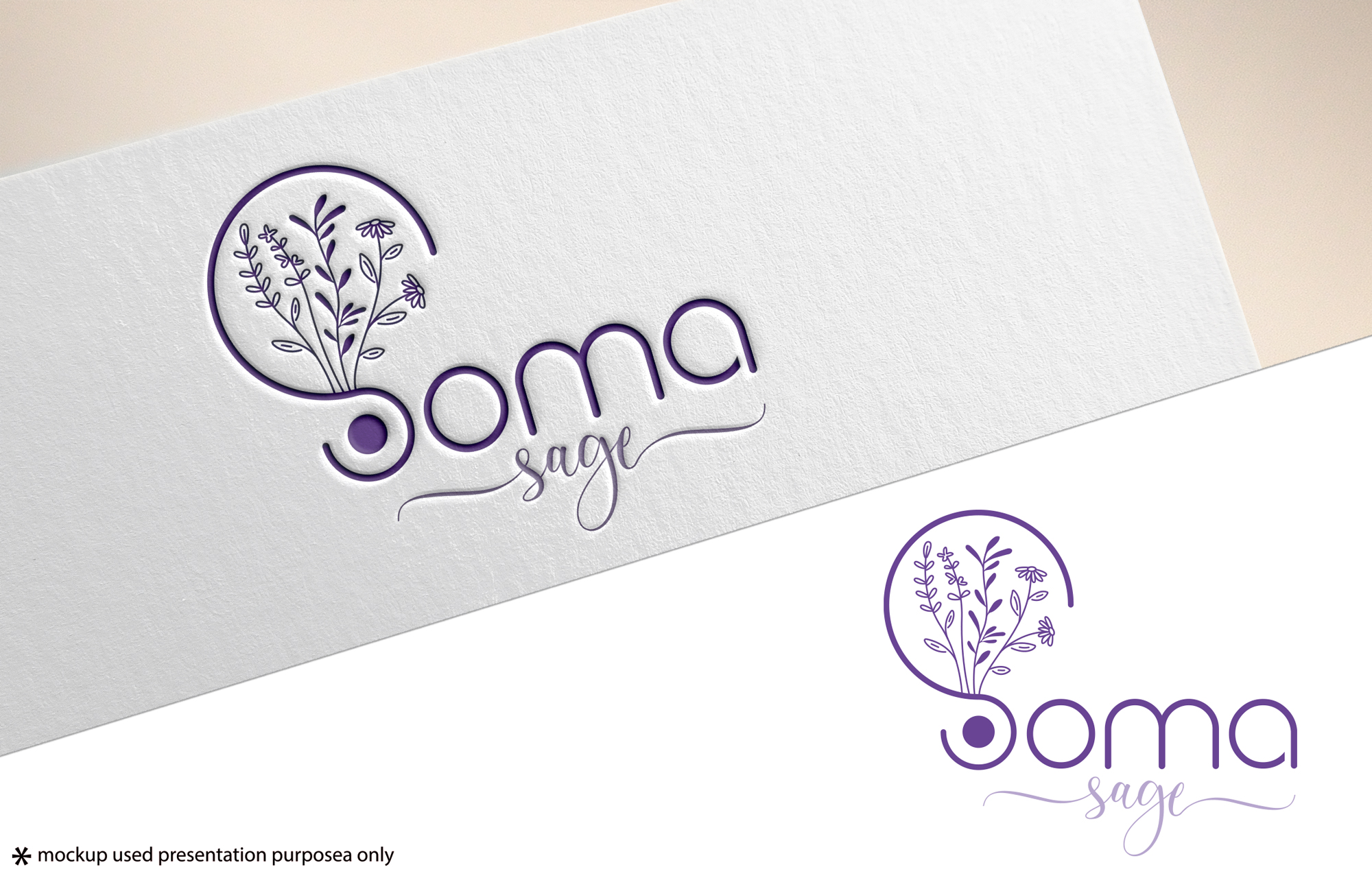 Logo-Design von Rubia@ für Soma Sage Health & Healing Inc. | Design #34562011