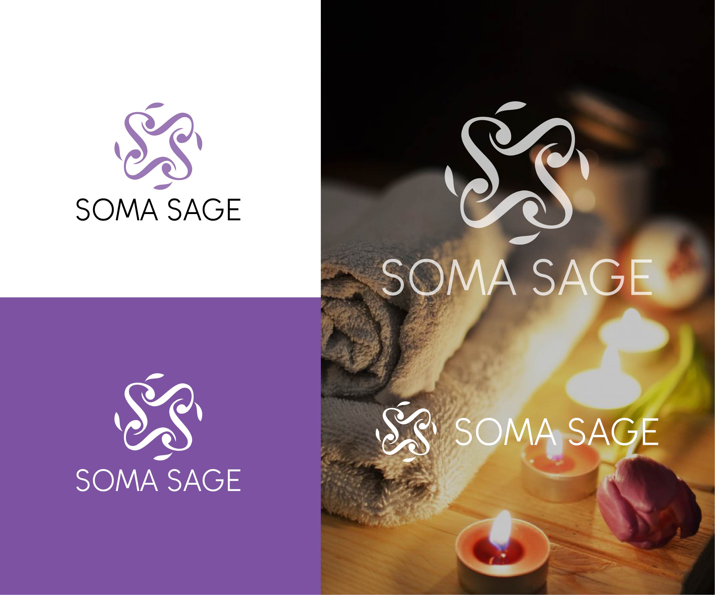 Logo Design by genzo for Soma Sage Health & Healing Inc. | Design #34697253