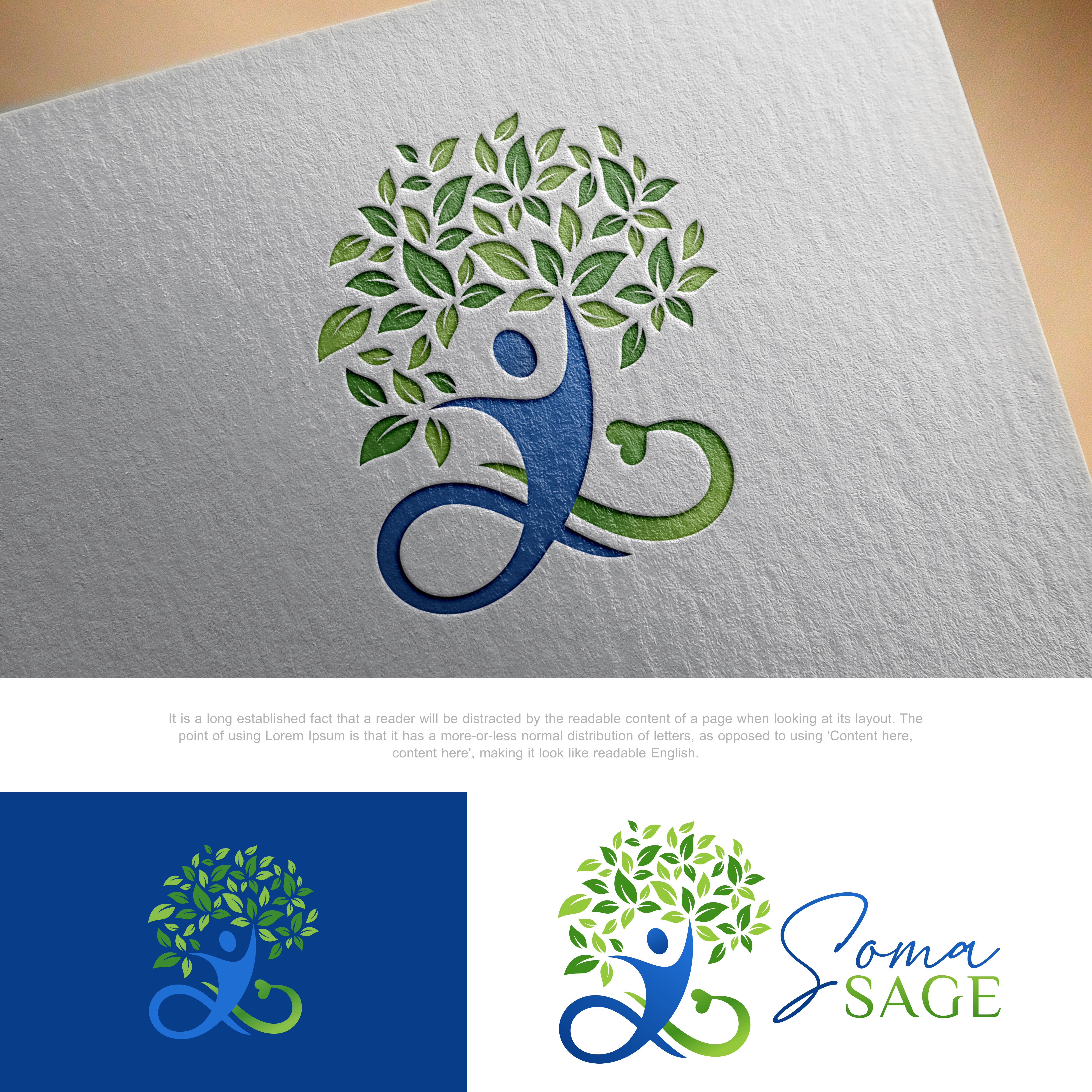 Logo-Design von Smart Stuart für Soma Sage Health & Healing Inc. | Design #34557959