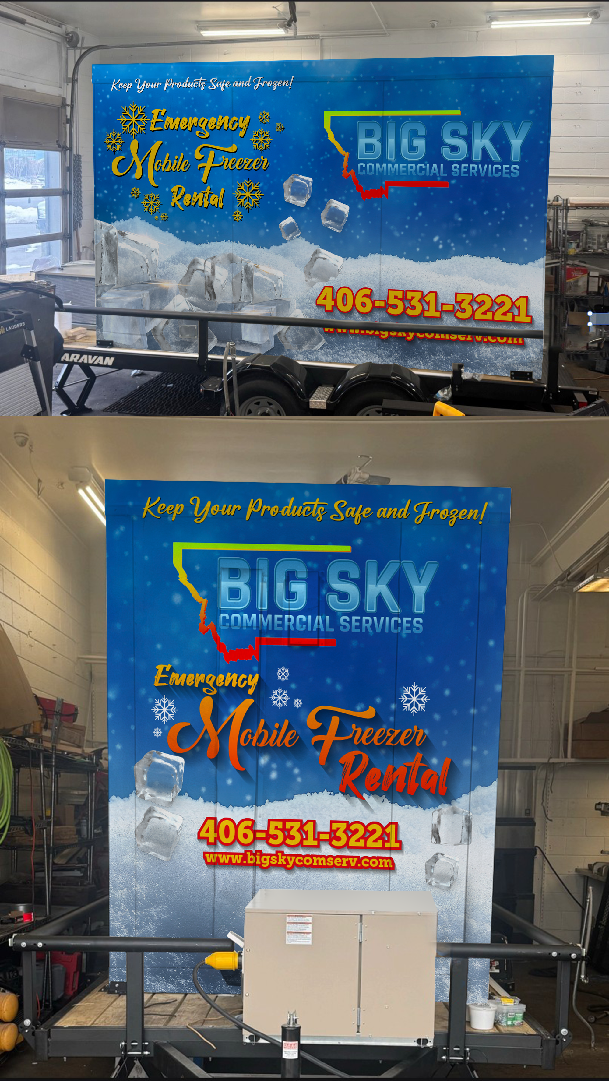 Car Wrap-Design von 123graphics für Glacier Express Car Wash | Design #34550295