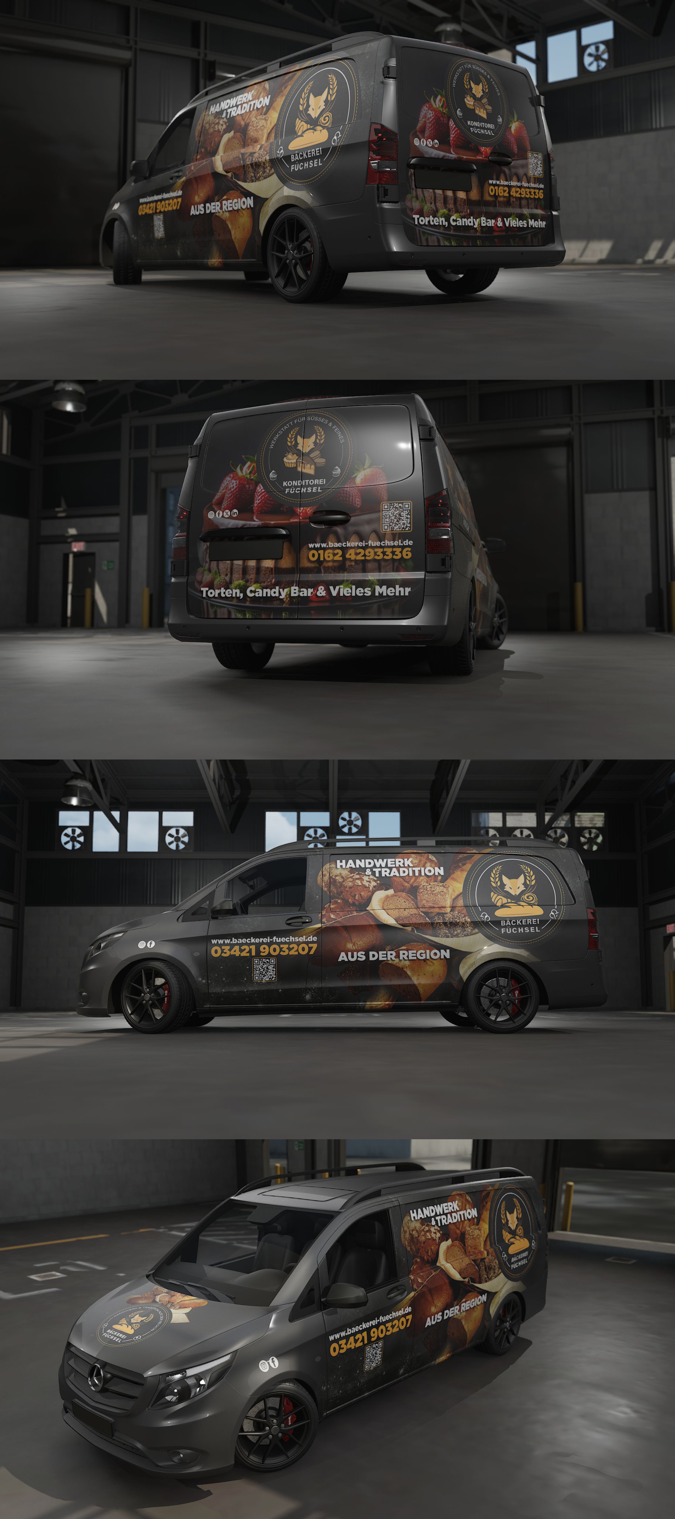Car Wrap Design by VEDG for Bäckerei & Konditorei Füchsel | Design #34640958