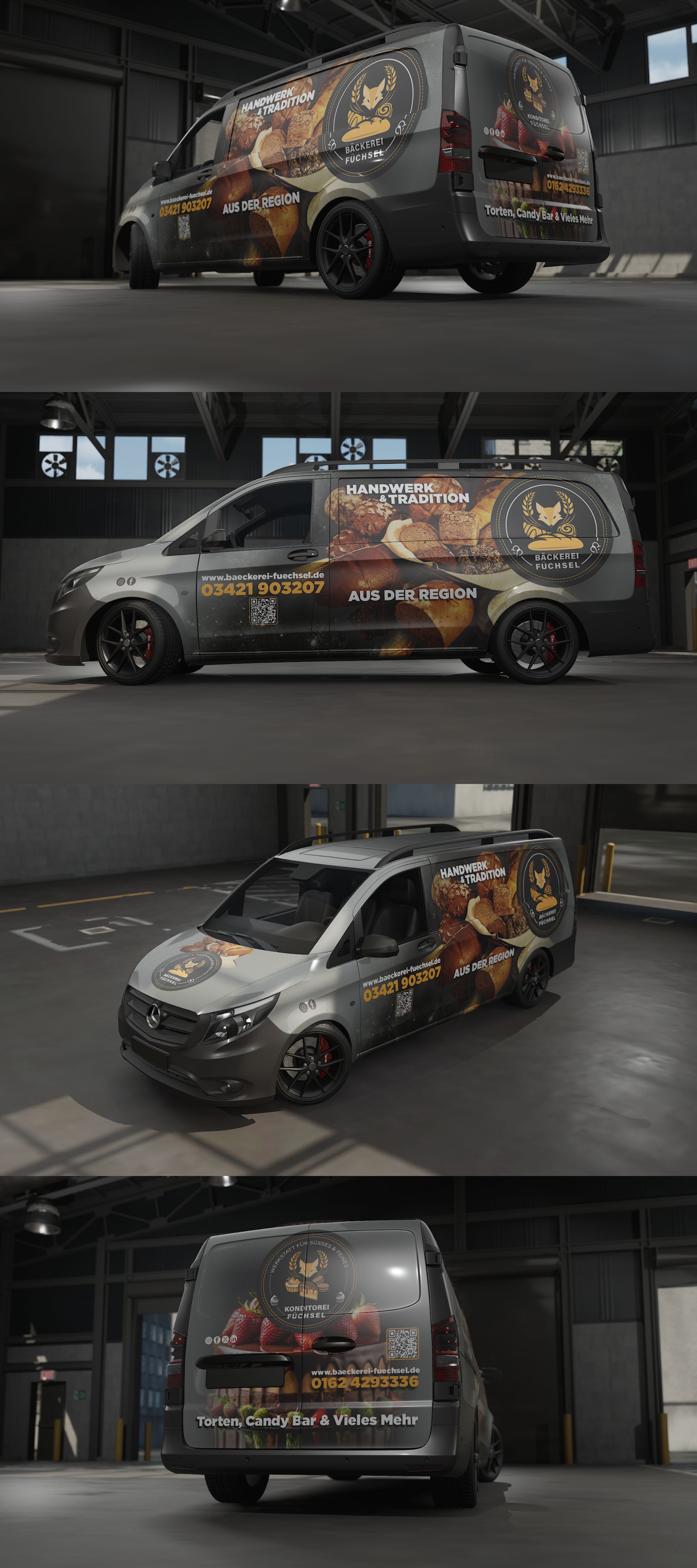 Car Wrap Design by VEDG for Bäckerei & Konditorei Füchsel | Design #34644099