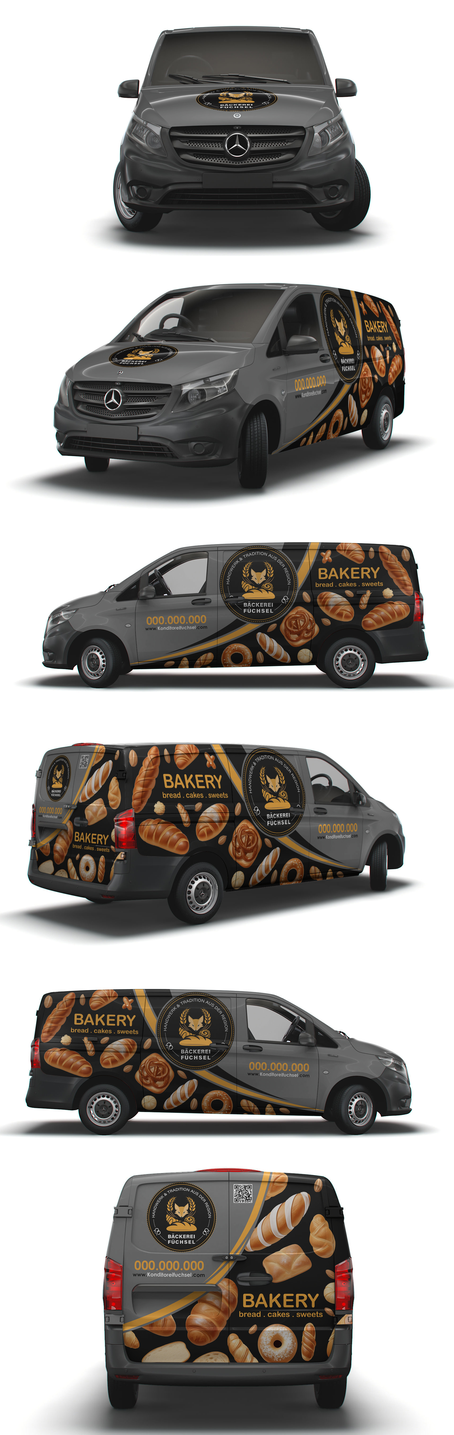 Car Wrap-Design von AZ_Studio für Bäckerei & Konditorei Füchsel | Design #34739045