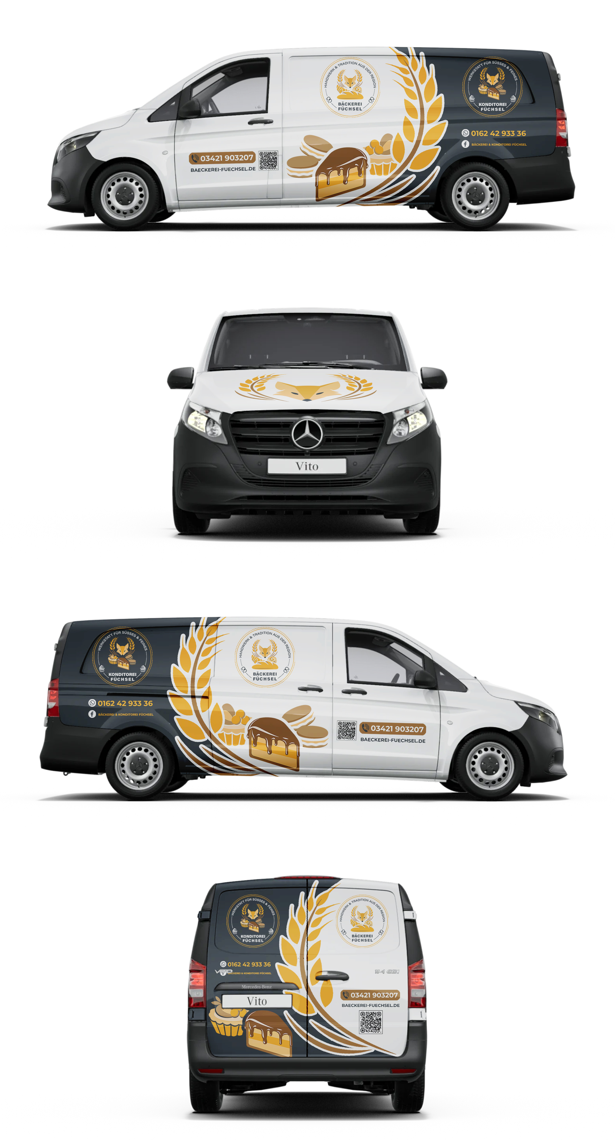 Diseño de Rotulación de Vehículo por ANGGI MAULANA PRAKOSO para Bäckerei & Konditorei Füchsel | Diseño #34636200