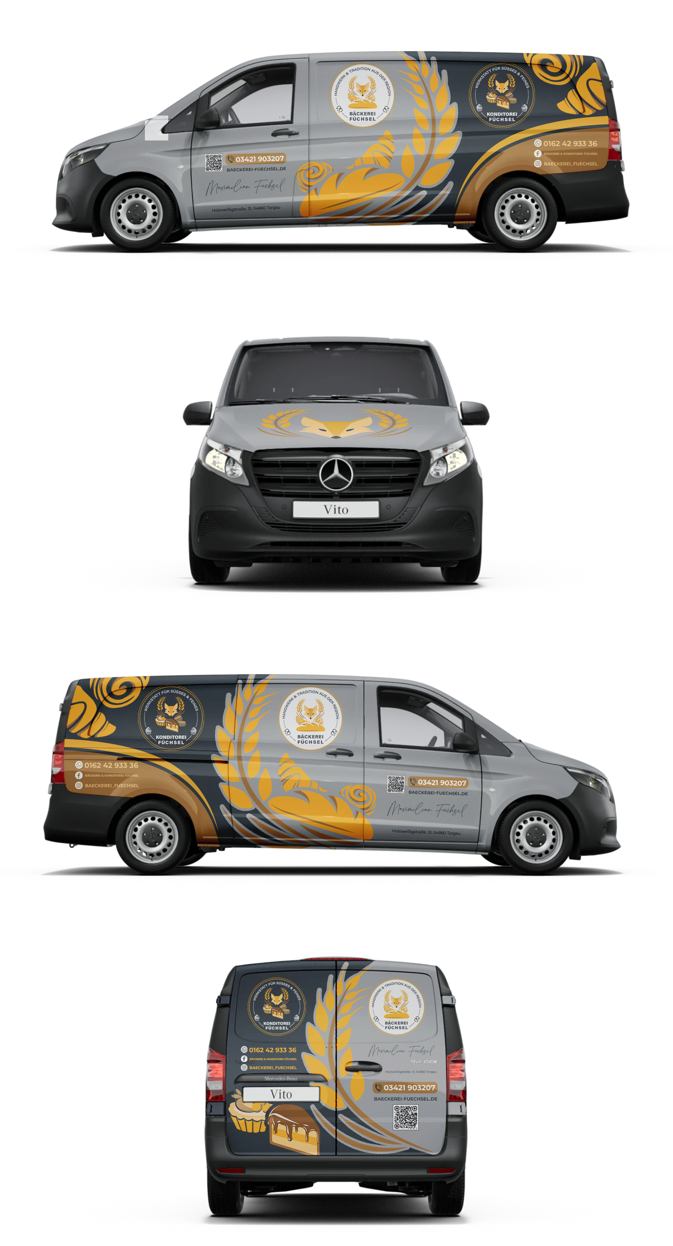 Car Wrap Design by ANGGI MAULANA PRAKOSO for Bäckerei & Konditorei Füchsel | Design #34929115